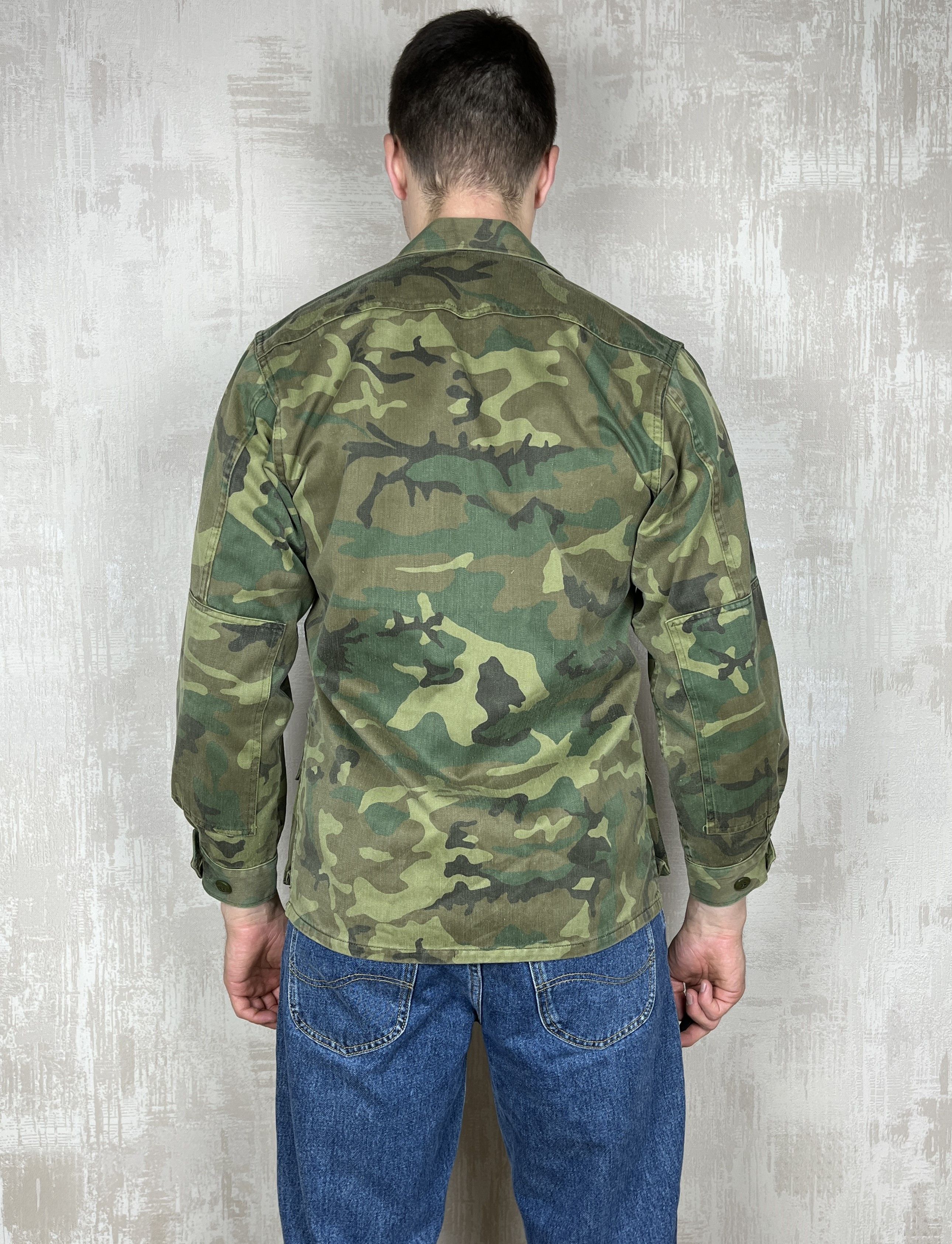 Vintage 80's Vintage Spanish Army Armada Espanola Woodland Jacket Size US S / EU 44-46 / 1 - 17 Thumbnail