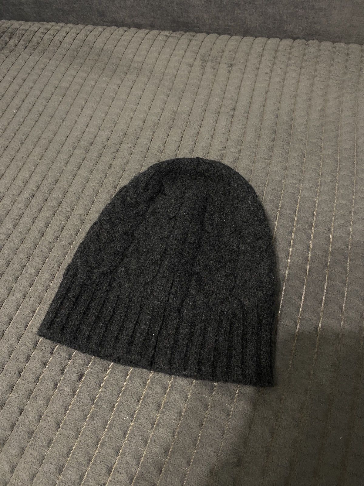 Moncler Moncler Berretto Logo Grey Wool Knitted Hat woman Size ONE SIZE - 3 Thumbnail