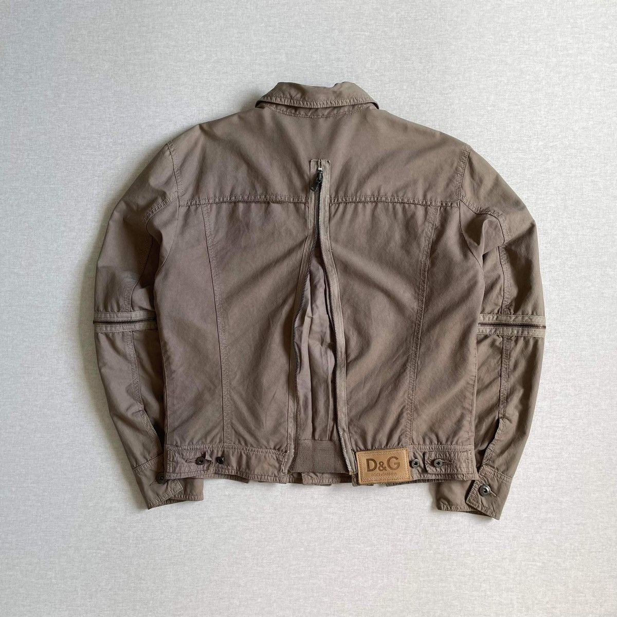 A/W 2003 Dolce Gabbana Multi Zip Trucker Jacket