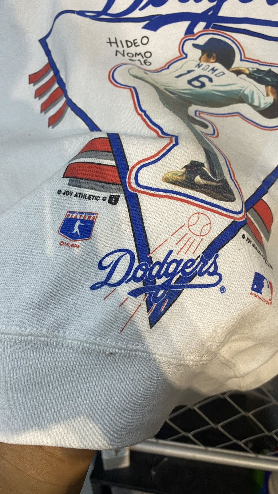 MLB × Vintage VINTAGE 1995 MLB LOS ANGELES DODGERS SWEASHIRT WHITE MEDIUM Size US M / EU 48-50 / 2 - 6 Thumbnail