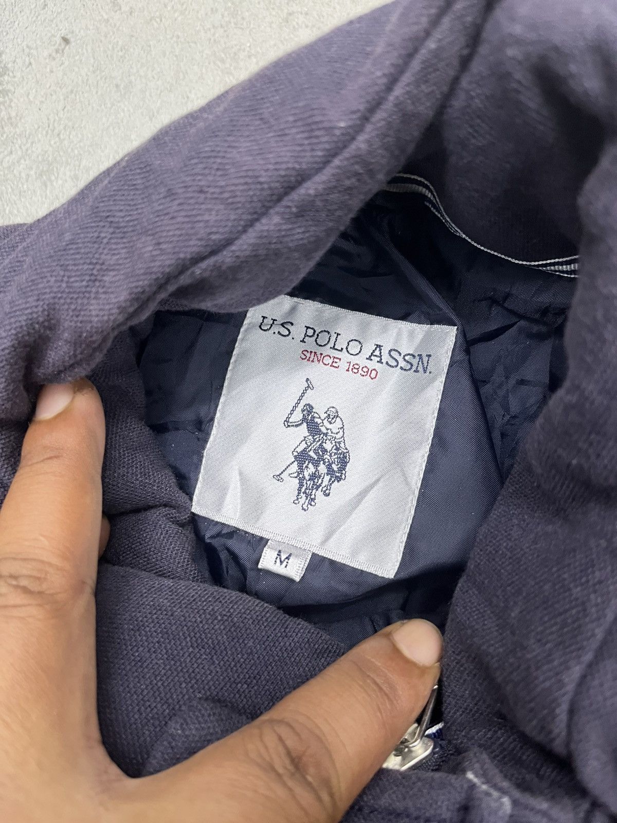 U.S POLO ASSN DOWN PUFFER JACKET COTTON