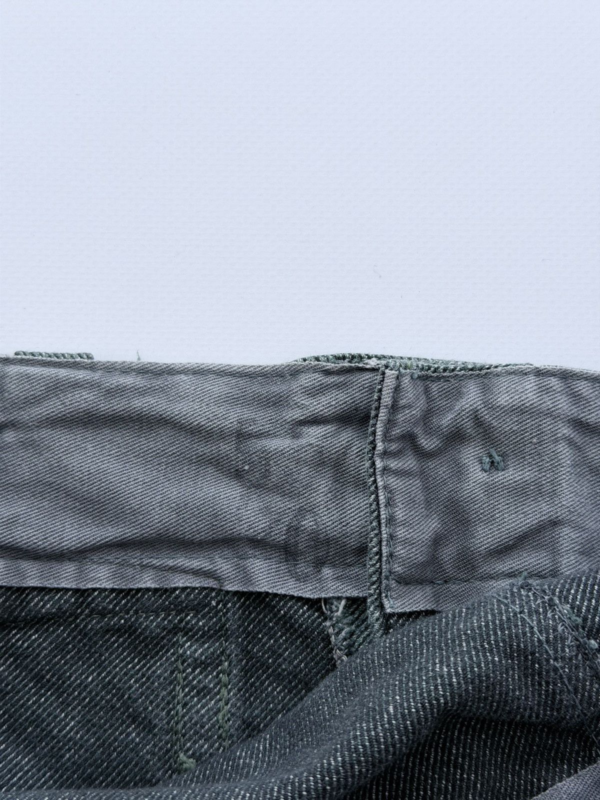 Le Laboureur Vintage 60s Swiss Work Denim Pants Size US 34 / EU 50 - 8 Thumbnail