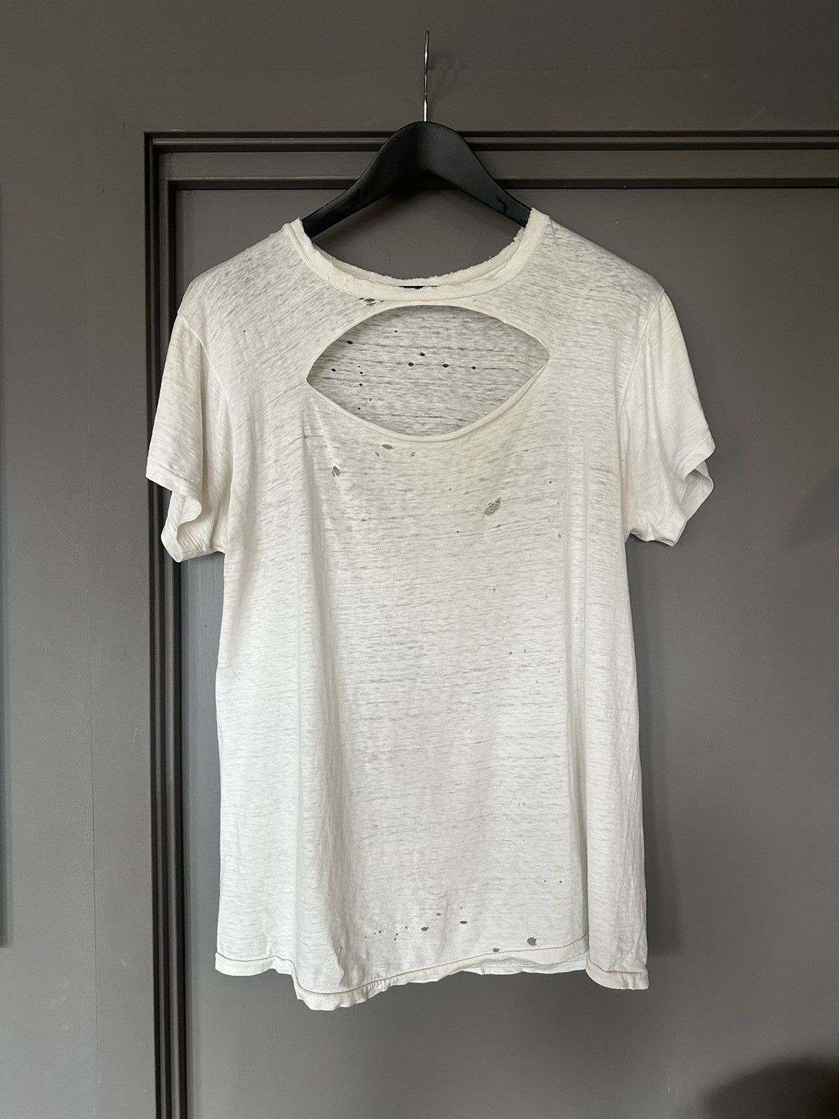 Vintage 50’s thrashed/shredded single stitch tee Size US L / EU 52-54 / 3 - 1 Thumbnail