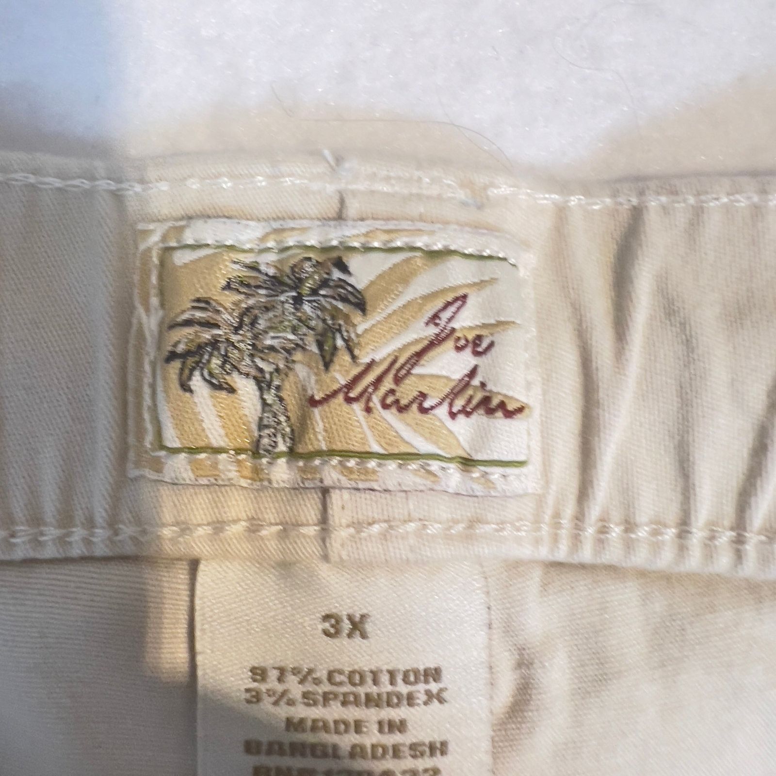 Other Joe Marlin Cargo Shorts Mens 3X Stone Color Pockets NEW!! Size US 44 / EU 60 - 4 Thumbnail