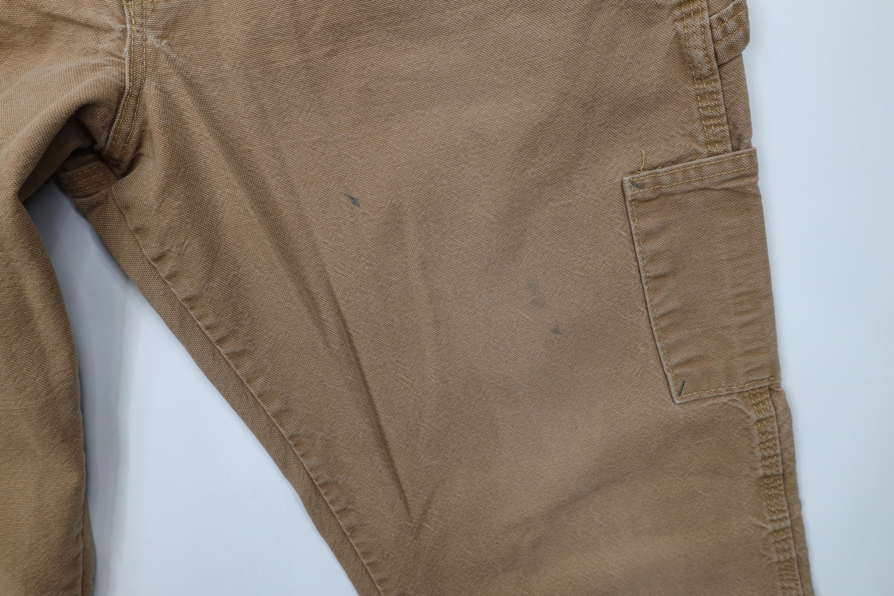 Vintage Bulwark FR Fire Flame Resistant Wide Leg Dungaree Pants Size US 36 / EU 52 - 8 Thumbnail