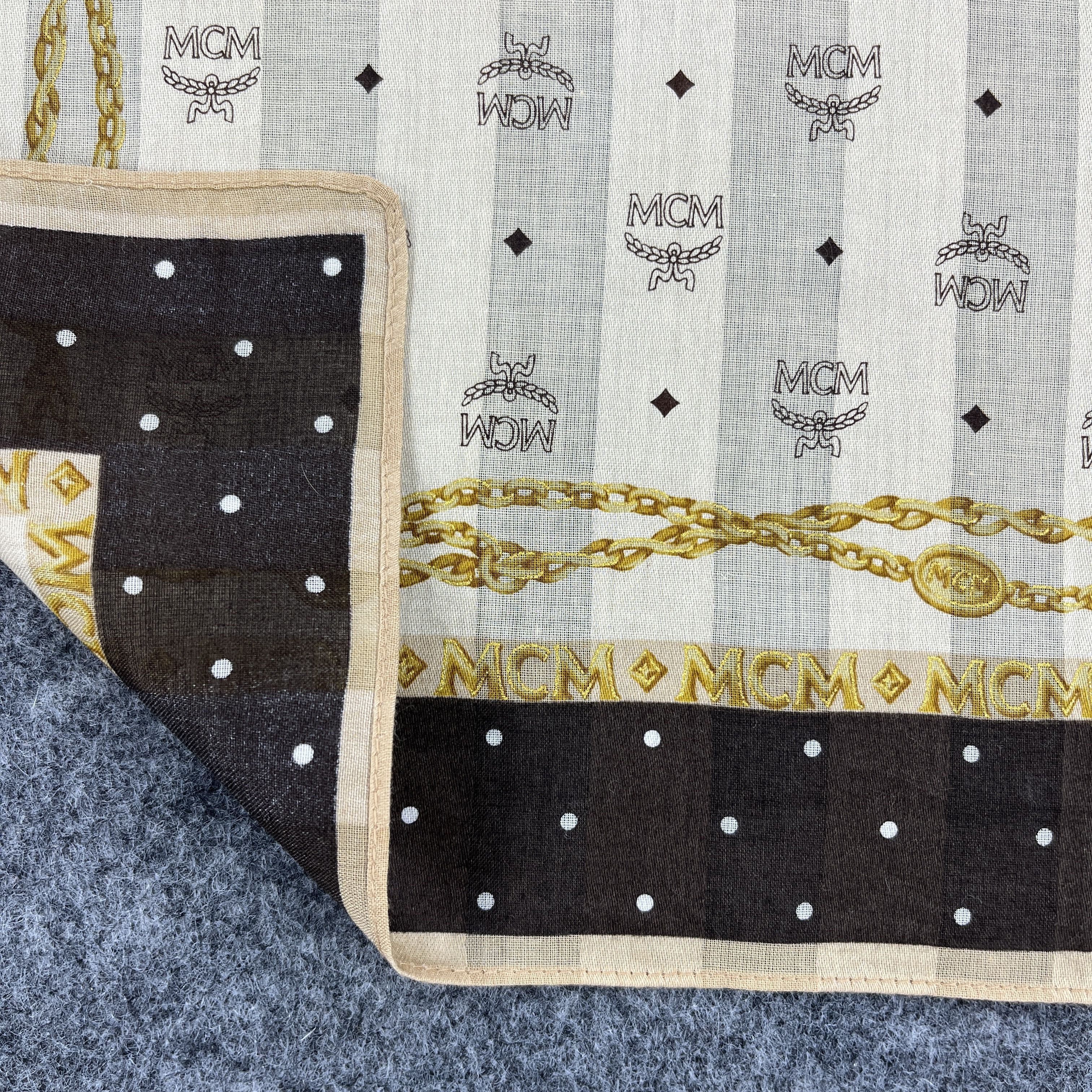 MCM MCM Handkerchief / Bandana / Neckerchief B1017 Size ONE SIZE - 3 Thumbnail