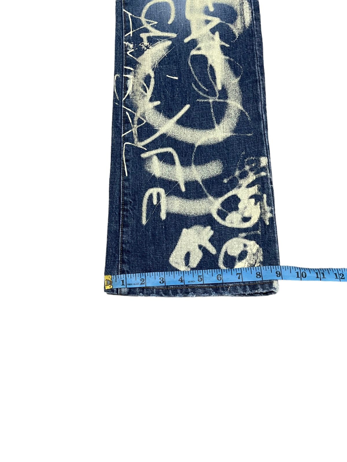 Japanese Brand Rare ! Vintage Acquaverde Traditional Flared Denim Jeans Size US 28 / EU 44 - 18 Thumbnail