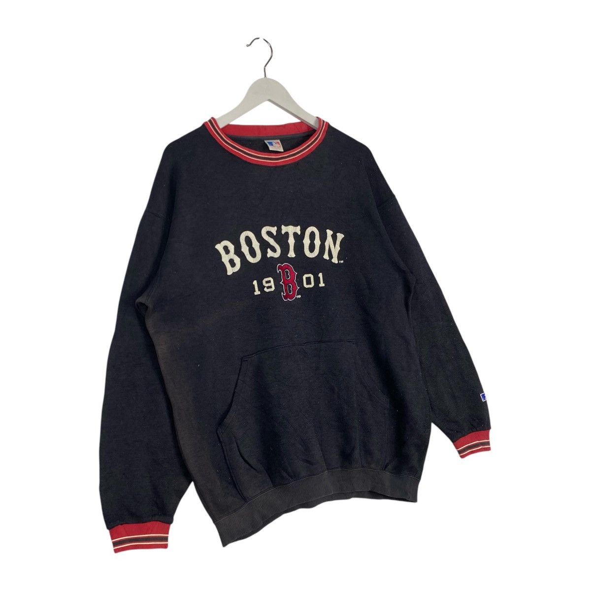 Designer × Vintage Vintage Major League Baseball Boston Spell Out Pull Jumper Size US L / EU 52-54 / 3 - 3 Thumbnail