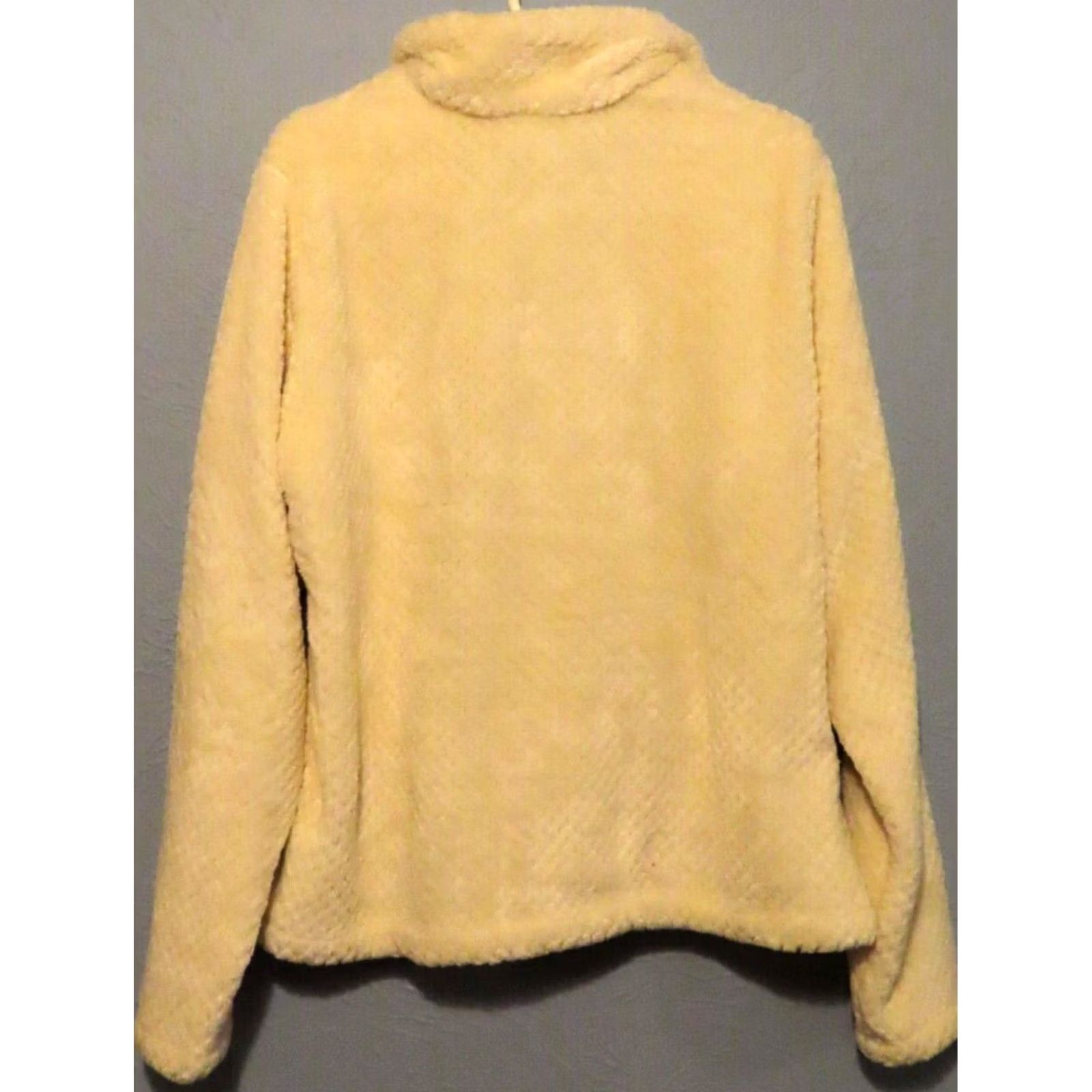 Vintage Columbia Womens 1/4 Zip Sherpa Fleece Pullover Long Sleeve Ivory Size L Size L / US 10 / IT 46 - 6 Thumbnail