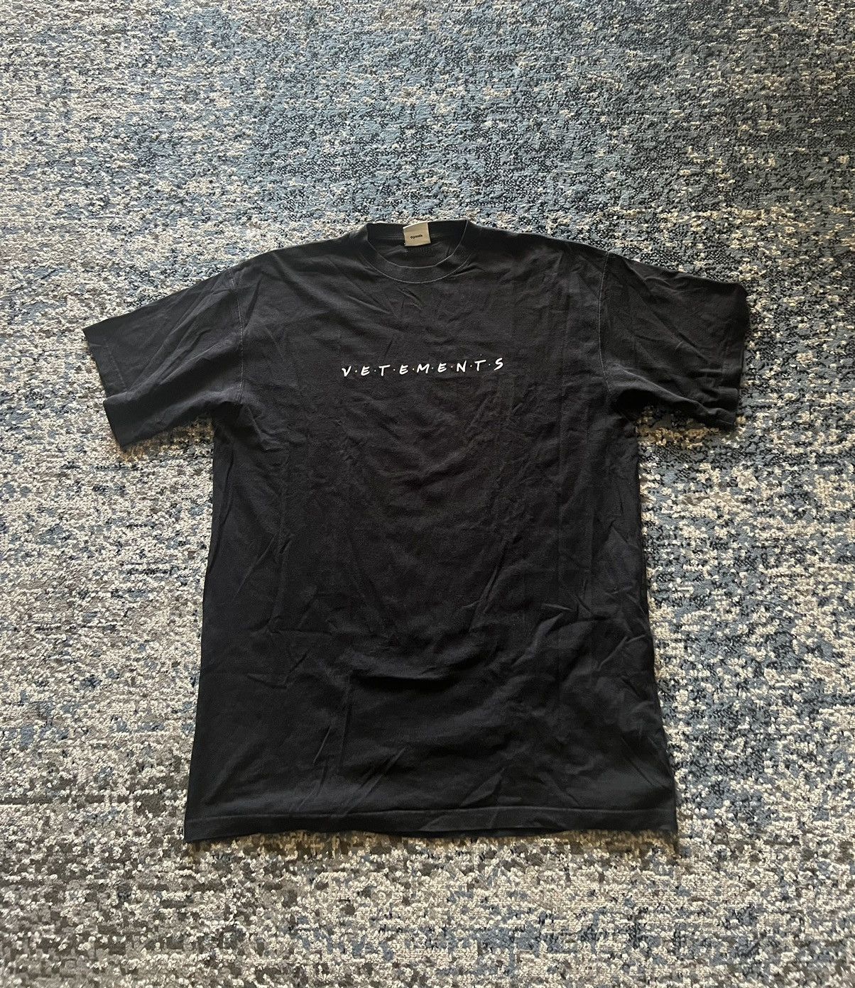 Vetements Vetements Oversized Logo Patch White T-shirt | Grailed