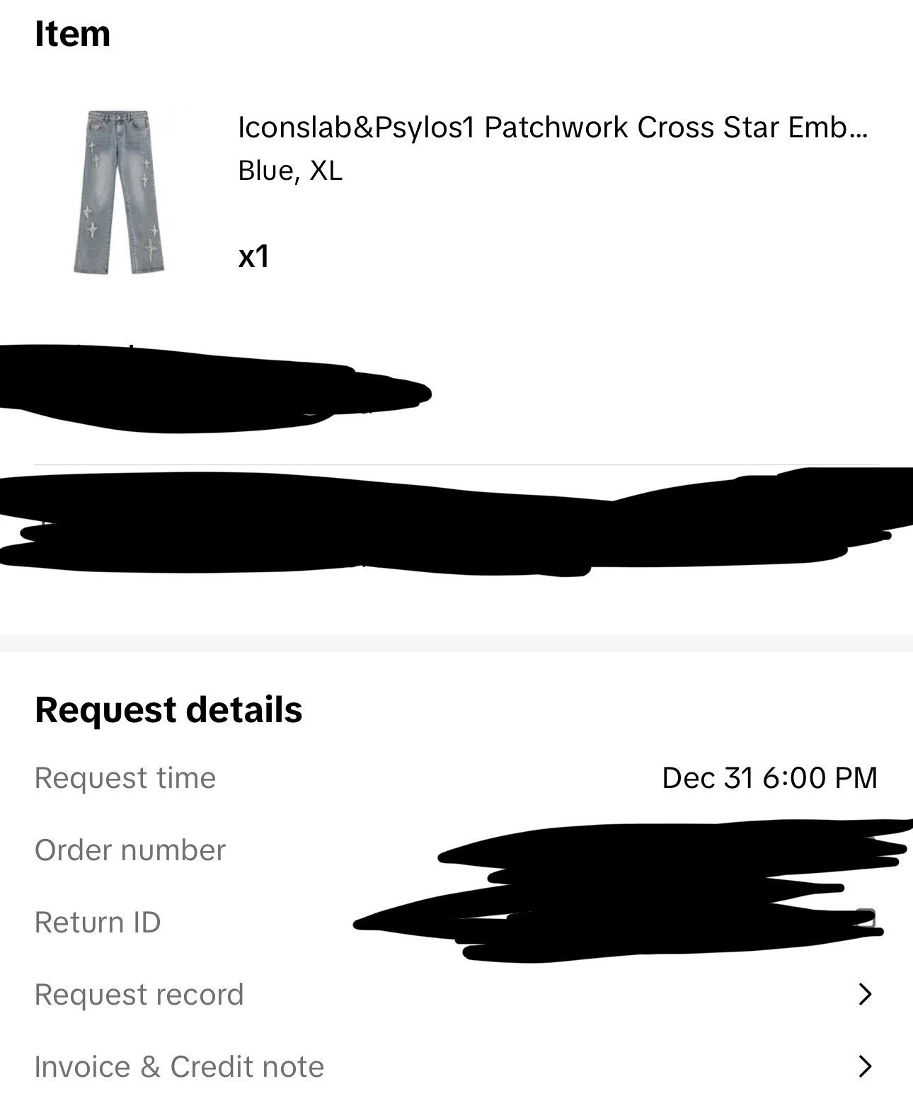 Vintage Iconslab X Psylos1 Star Patchwork Blue Jeans Size US 34 / EU 50 - 5 Thumbnail