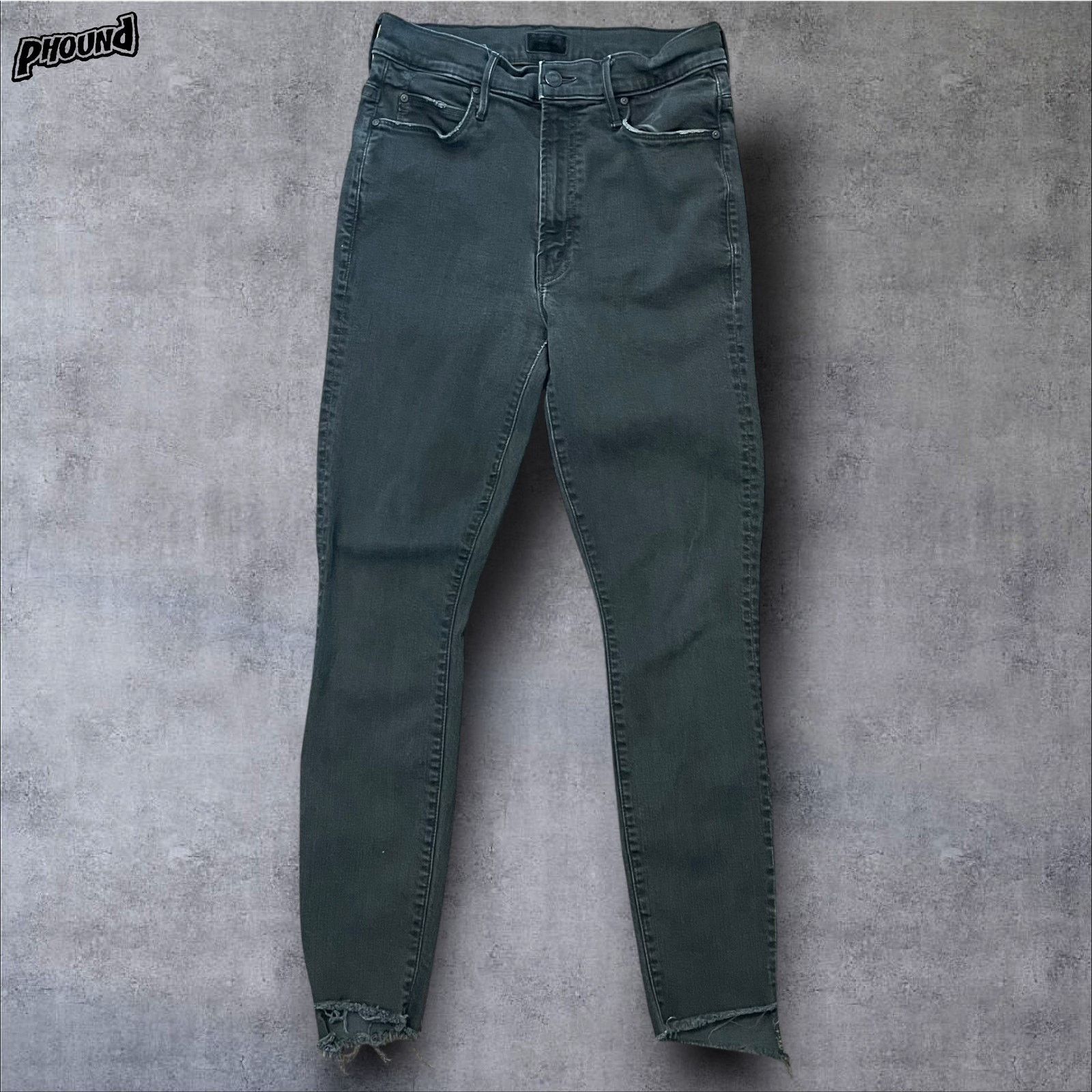MOTHER Mother Jeans 27 Stunner Zip Ankle Step Fray Not Guilty Denim Size 27" / US 4 / IT 40 - 1 Thumbnail