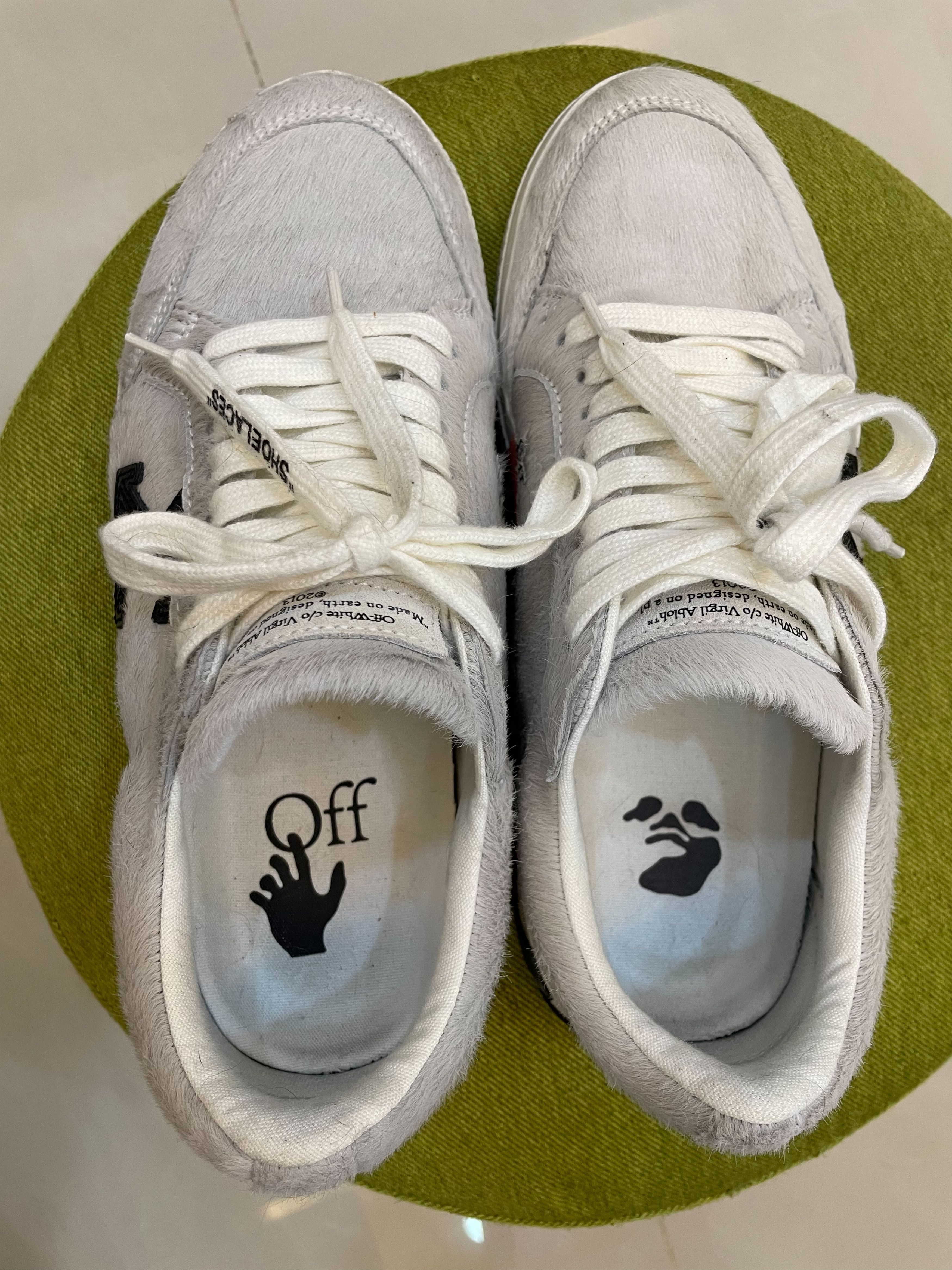 Off-White × Virgil Abloh Off-White Pony Vulcanized Low-top Sneakers Size US 8 / EU 41 - 2 Thumbnail