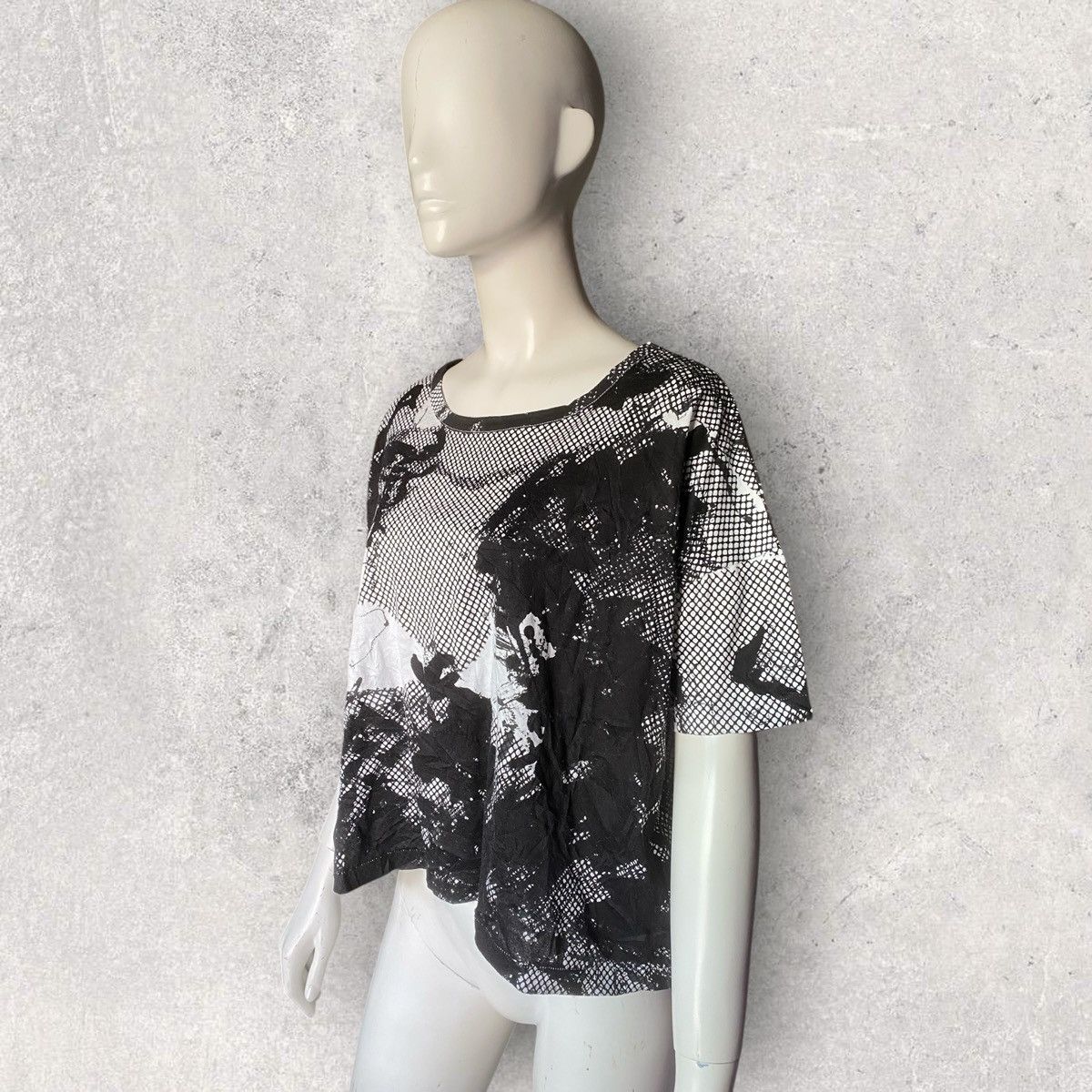 Yohji Yamamoto Y’s Graphic Oversize Blouse Size L / US 10 / IT 46 - 3 Thumbnail