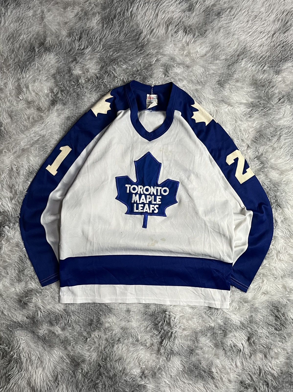 NHL NHL TORONTO MAPLE LEAFS ICE HOCKEY SHIRT JERSEY CCM Size US M / EU 48-50 / 2 - 2 Thumbnail