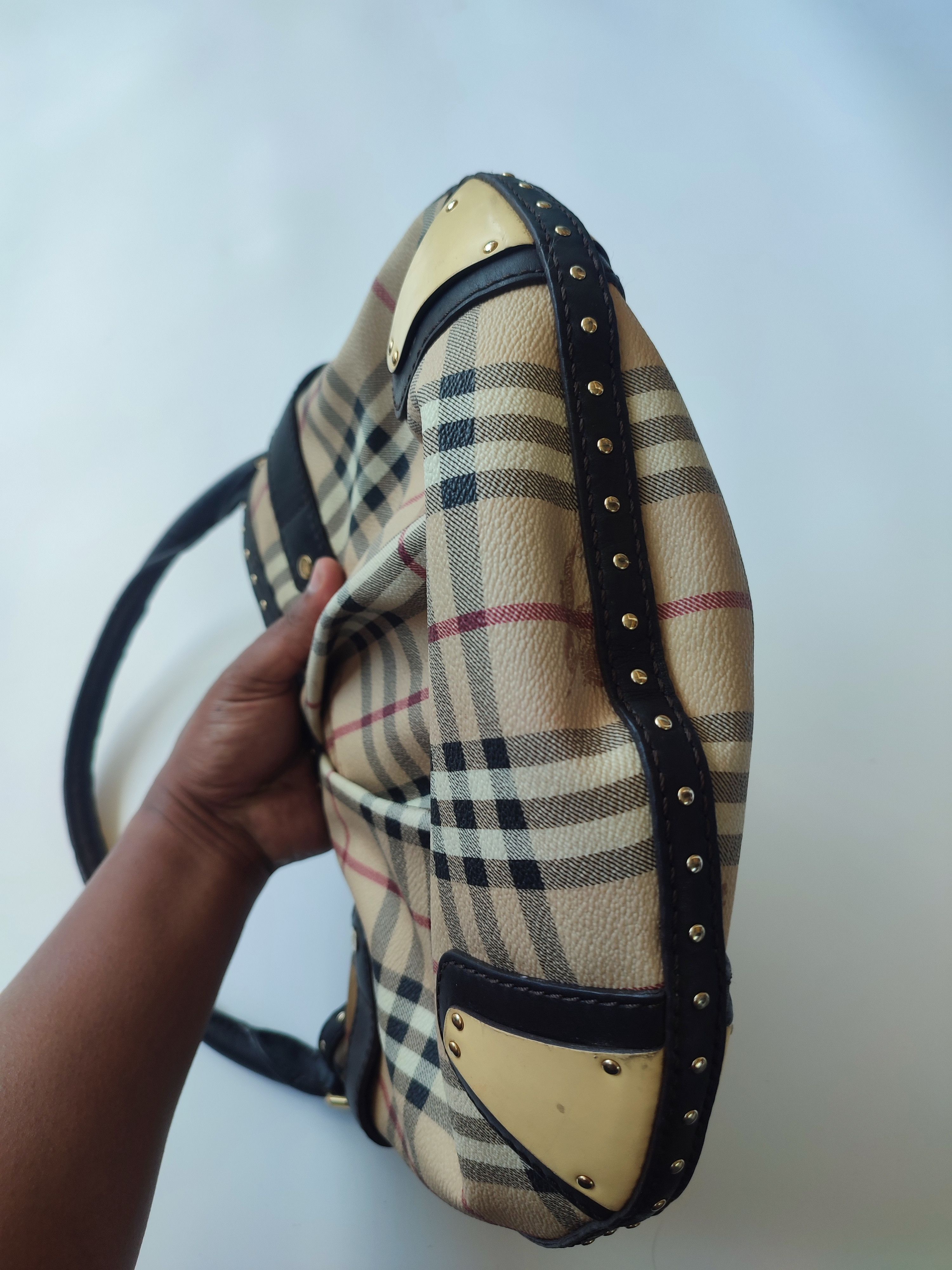 Burberry AUTH BURBERRY NOVA CHECK HOBO BAG Size ONE SIZE - 3 Thumbnail