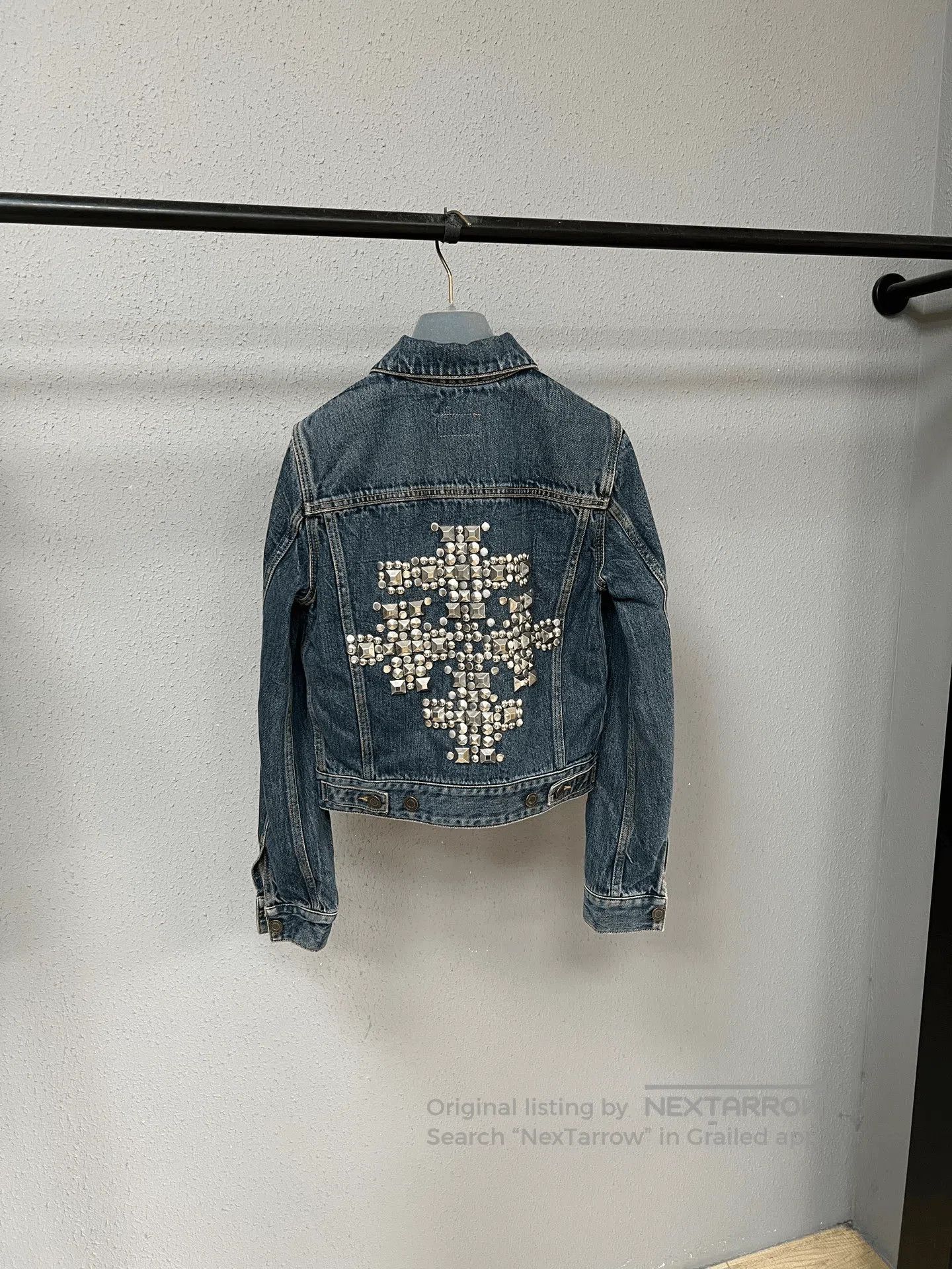 Saint Laurent Paris SLP Rivet Denim Jacket. Size XS / US 0-2 / IT 36-38 - 2 Thumbnail