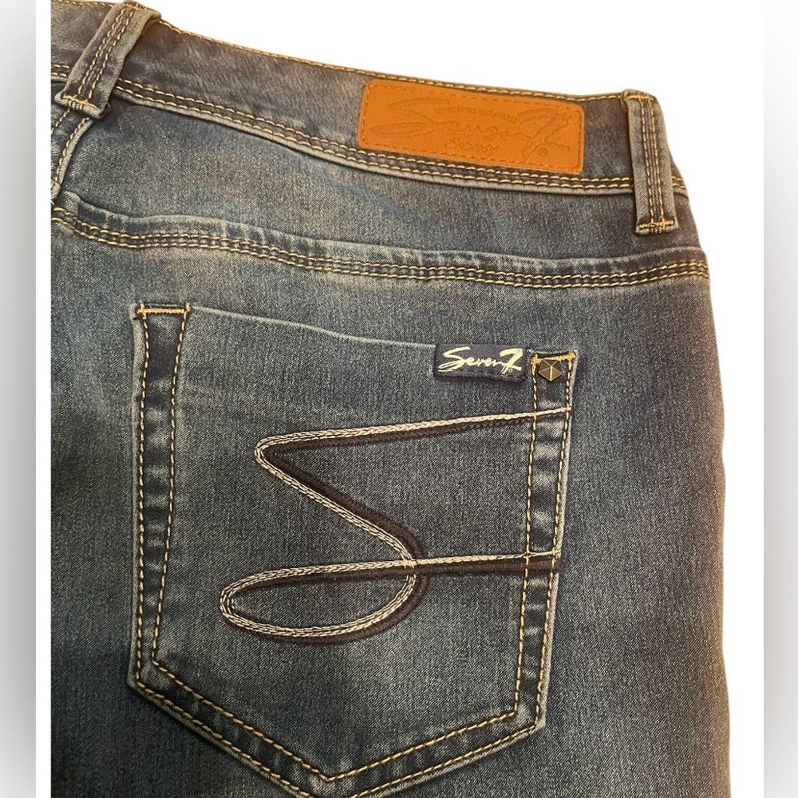 Seven 7 Seven7 high-rise legging jeans, size 10. Size 32" / US 10 / IT 46 - 4 Thumbnail