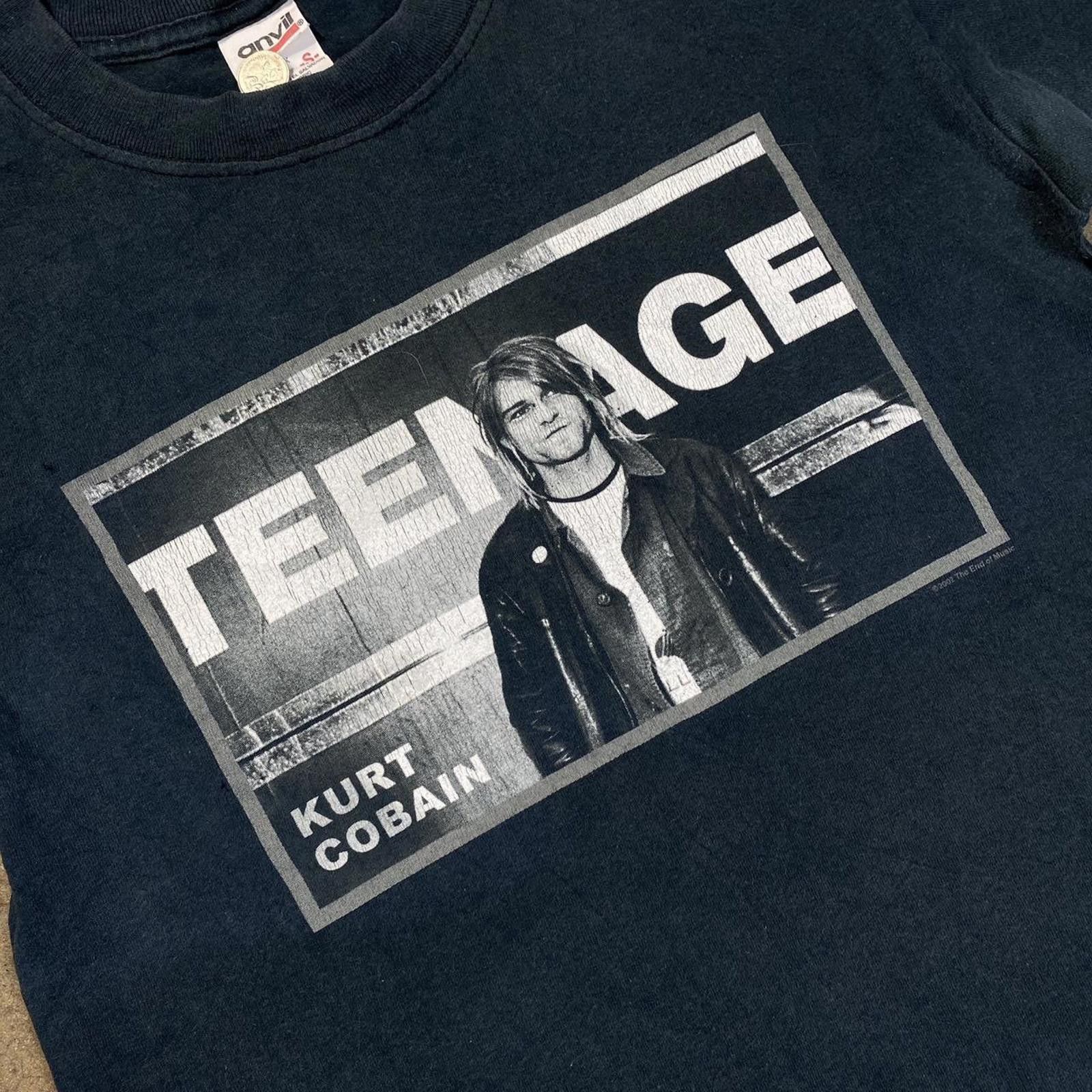 Anvil Vintage 2002 Nirvana Teenage Graphic T - Shirt Size US S / EU 44-46 / 1 - 2 Thumbnail