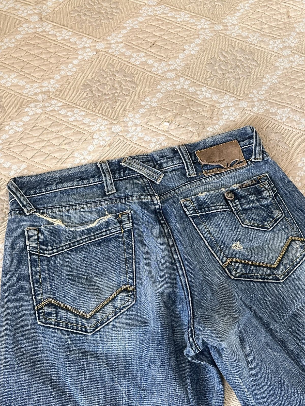 Energie 🔥 Energie Vintage Denim Jeans Pants Y2K Miss Sixty Italy Size US 33 - 9 Thumbnail