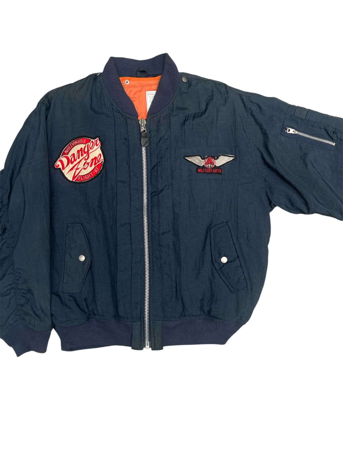 Vintage Vintage Savage Military Arts Bomber Danger Zone Patch Size US M / EU 48-50 / 2 - 5 Thumbnail