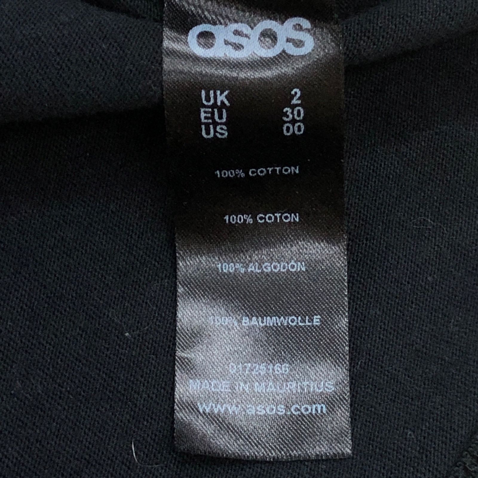 Asos Asos Size 00P Dress Cutout Side Lace Detail Backless Black Size XXS / US 00 / IT 34 - 14 Thumbnail