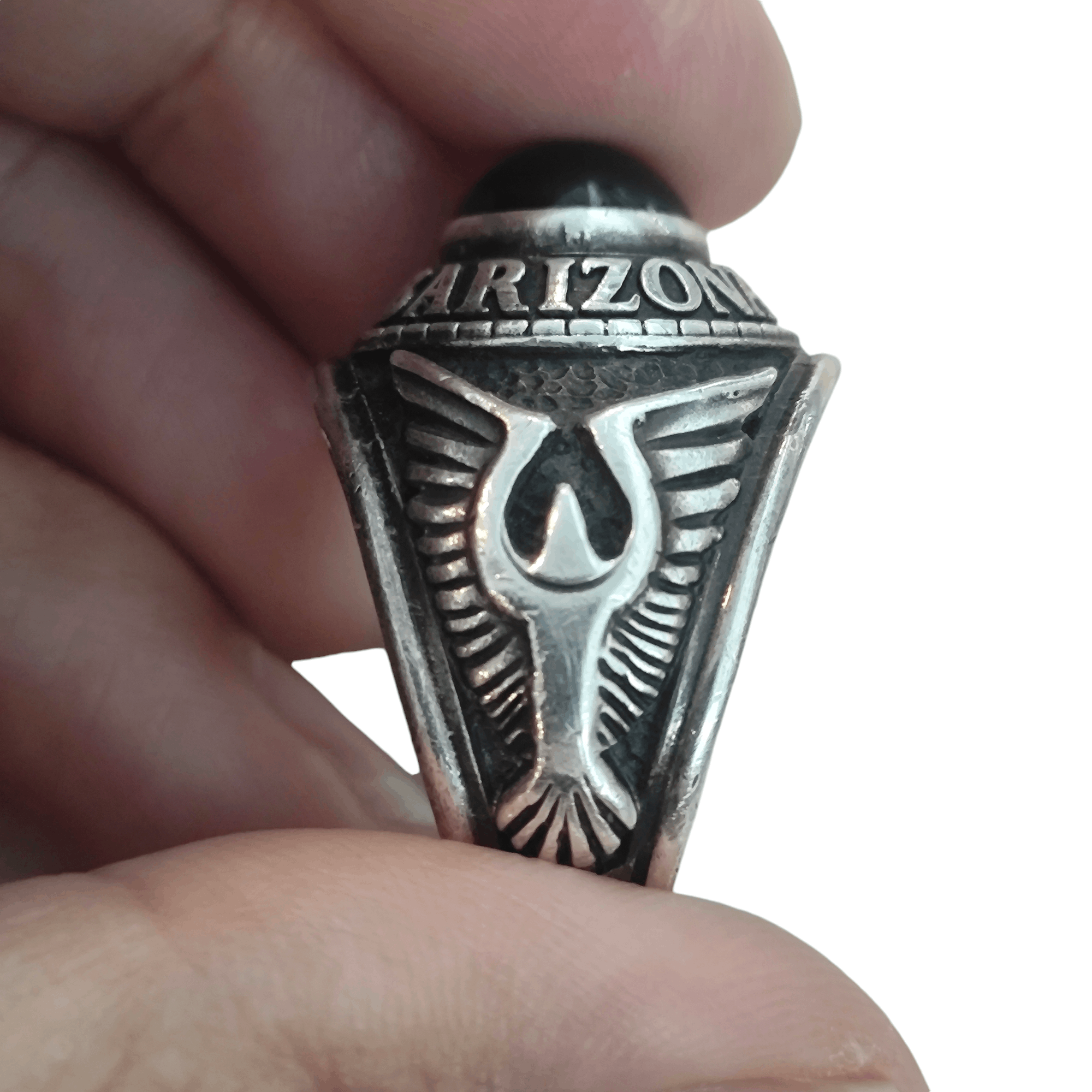 ARIZONA FREEDOM × Japanese Brand × Sterling Silver 2013 Collection Ring Silver (SV925) x Black Star Diopsite Size ONE SIZE - 6 Thumbnail