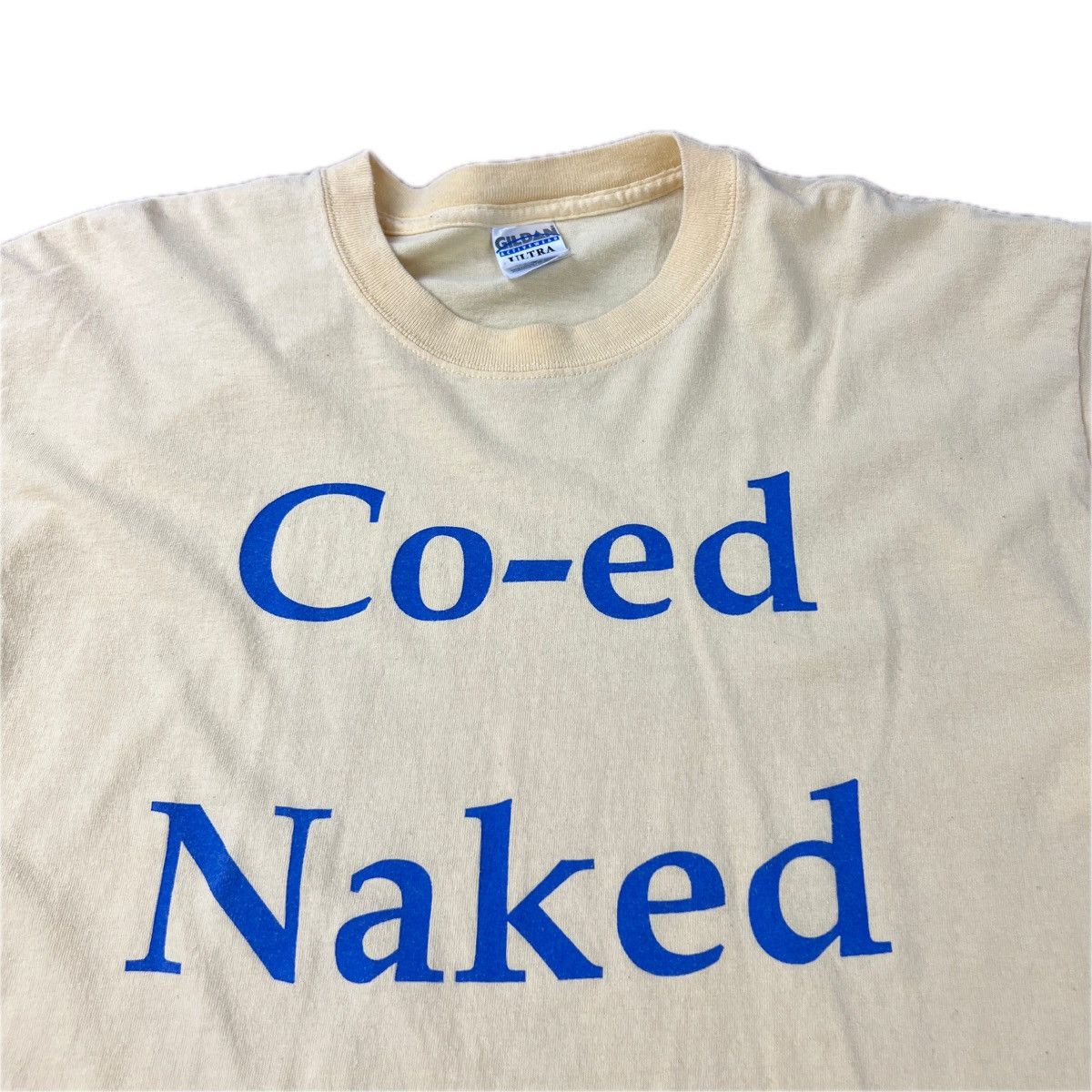 Gildan × Vintage Co-Ed Naked Fraternity / Sorority University Tee Size US L / EU 52-54 / 3 - 3 Thumbnail