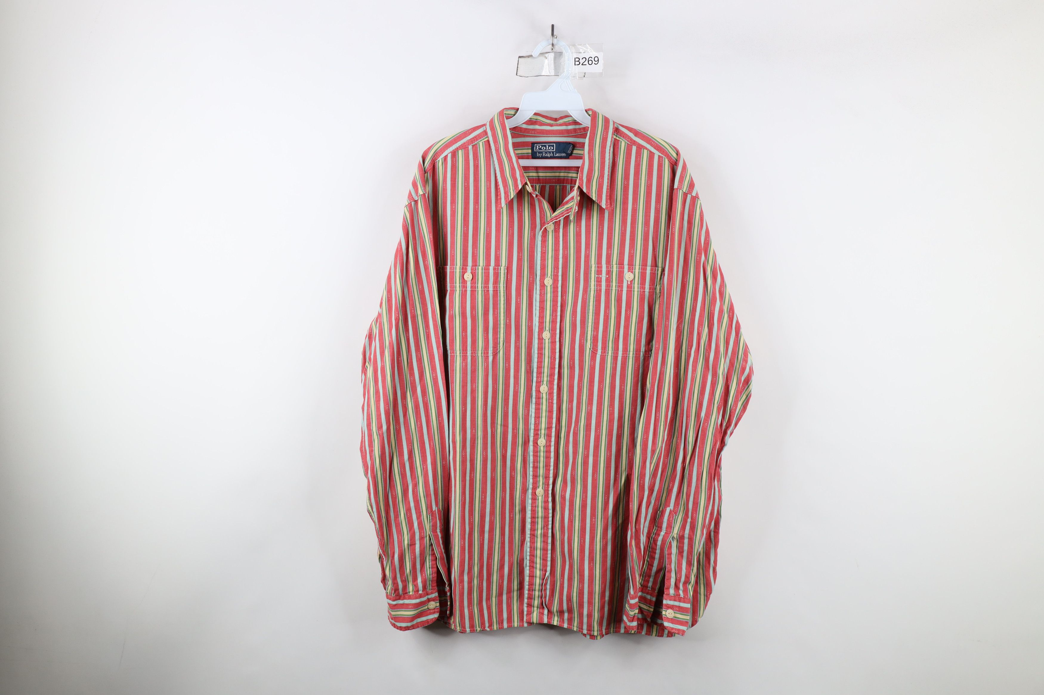 Polo Ralph Lauren Vintage 90s Ralph Lauren Southwestern Striped Button Shirt Size US L / EU 52-54 / 3 - 1 Thumbnail