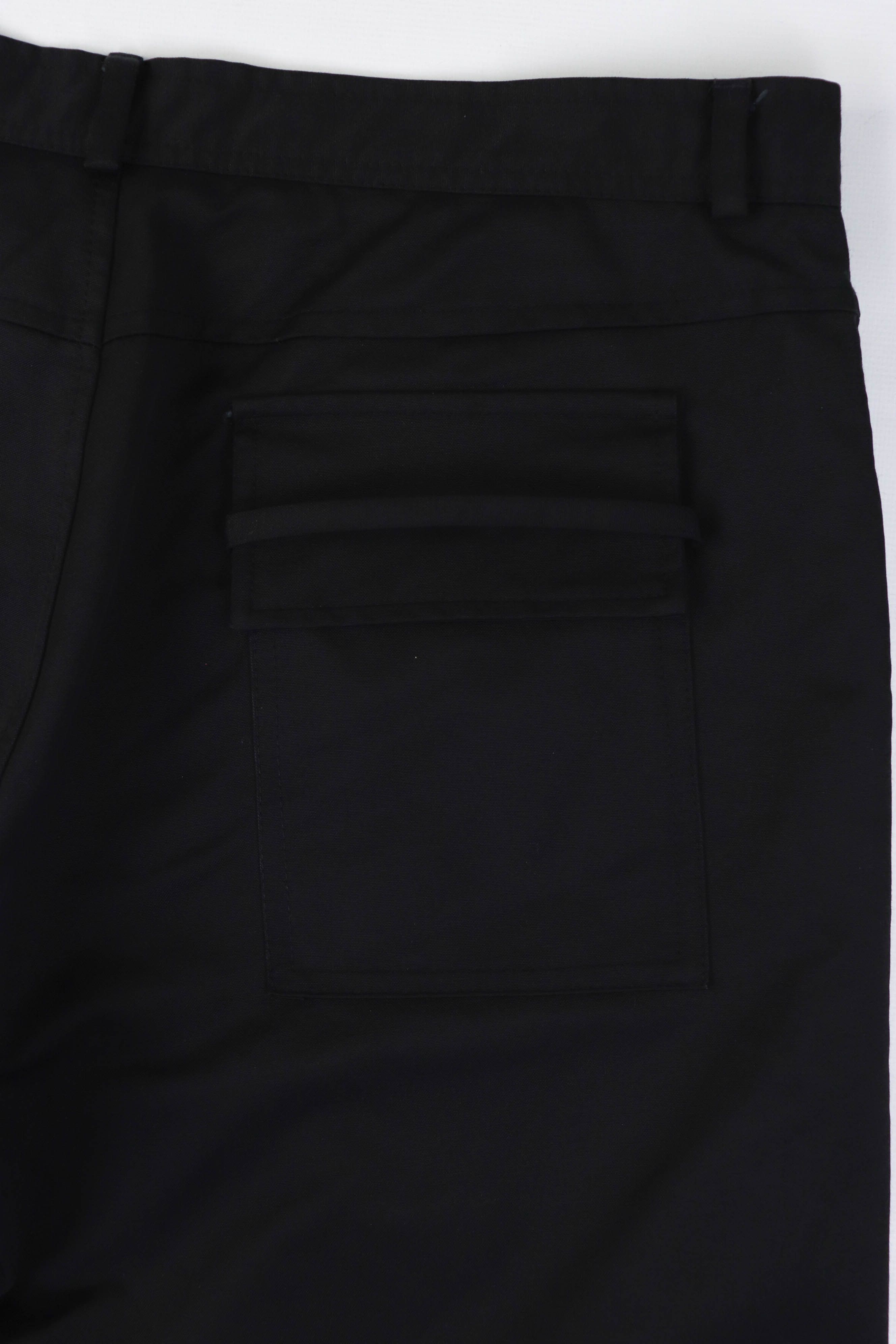 Vintage Daniele Alessandrini Italia Black Cotton/Wool Pants