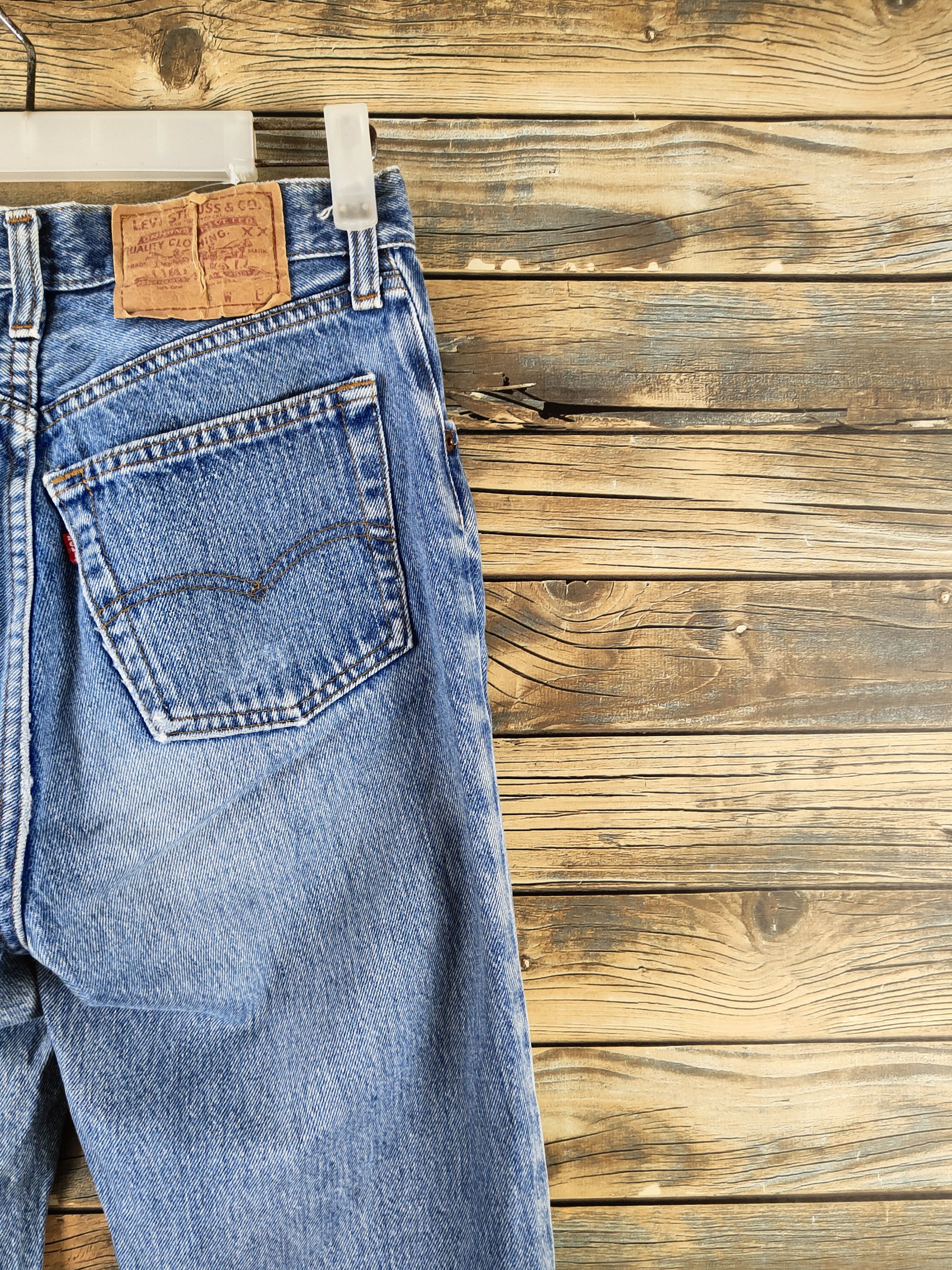 Levi's D 80' vintage levi's Blue Distressed Ripped Jeans #S2908 Size US 26 / EU 42 - 11 Thumbnail