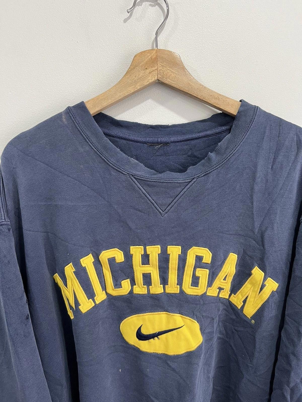 Nike Vintage Michigan Sweater sweatshirt nike thrashed Size US XL / EU 56 / 4 - 3 Thumbnail
