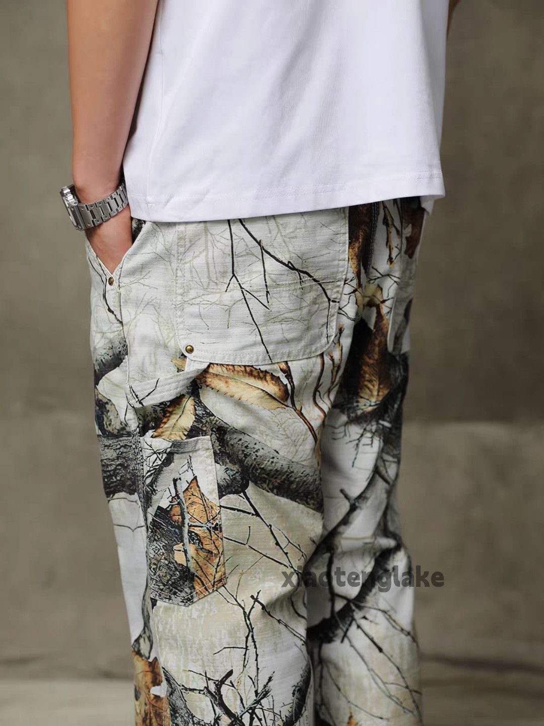 Vintage zx utility loose baggy skate hiphop carpenter work pants Size US 30 / EU 46 - 2 Thumbnail