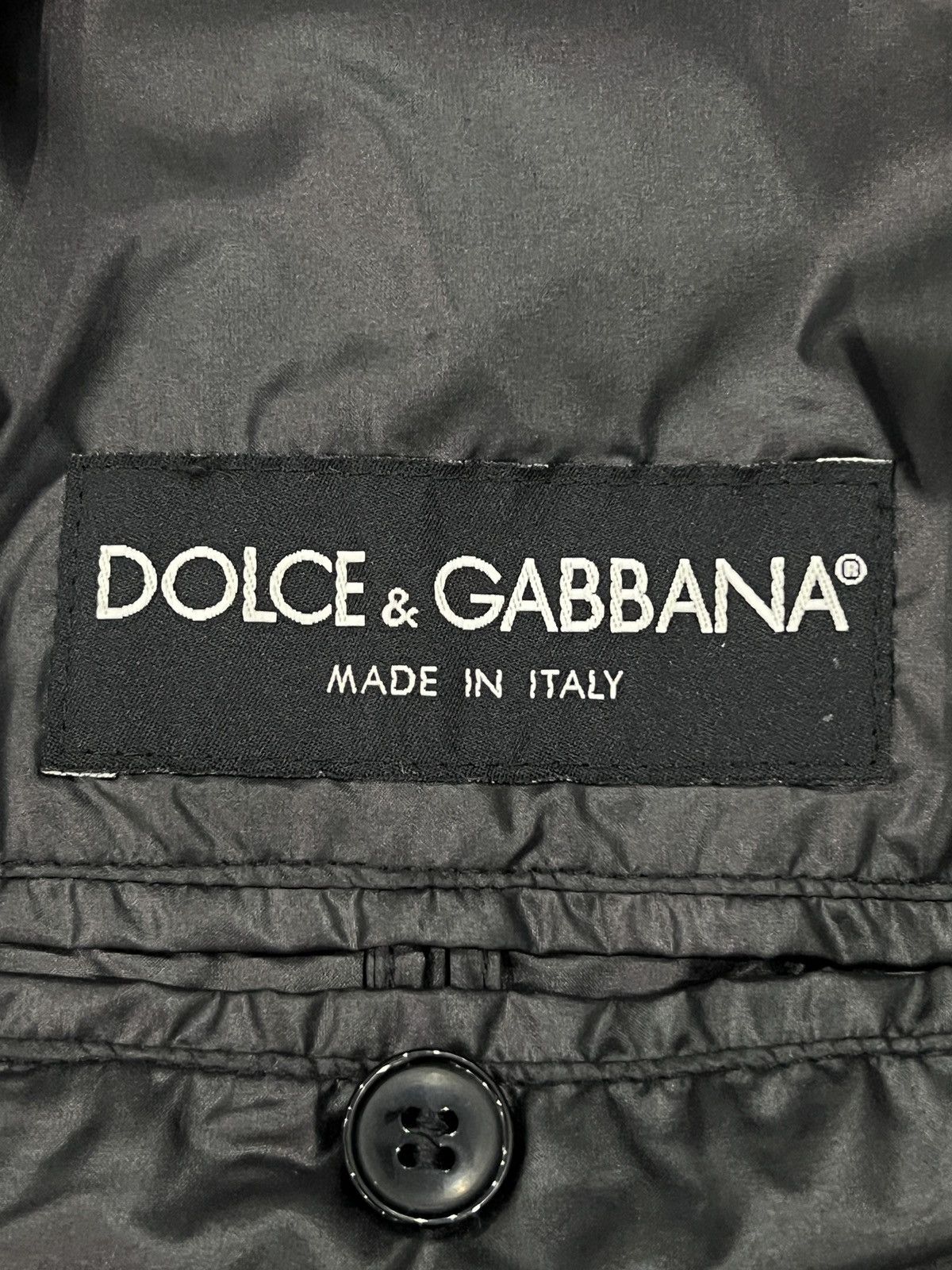 Dolce & Gabbana Dolce & Gabbana Nylon & Goatskin Trim Padded Jacket Size US M / EU 48-50 / 2 - 13 Thumbnail
