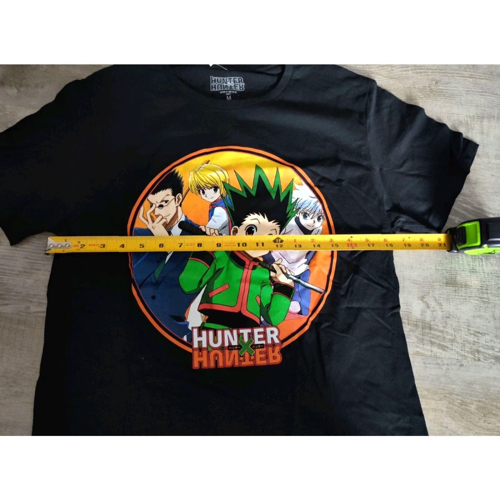 Hunter V.N.M. Men's Black Hunter X Hunter Graphic T-Shirt Crew Neck Regular Fit Size M Anime Size US M / EU 48-50 / 2 - 6 Thumbnail