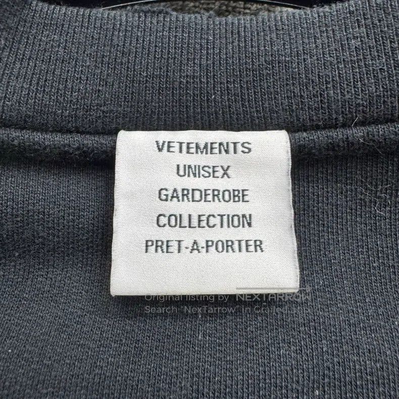 Vetements Vetements Embroidered Letter Sweatshirt Size US S / EU 44-46 / 1 - 2 Thumbnail