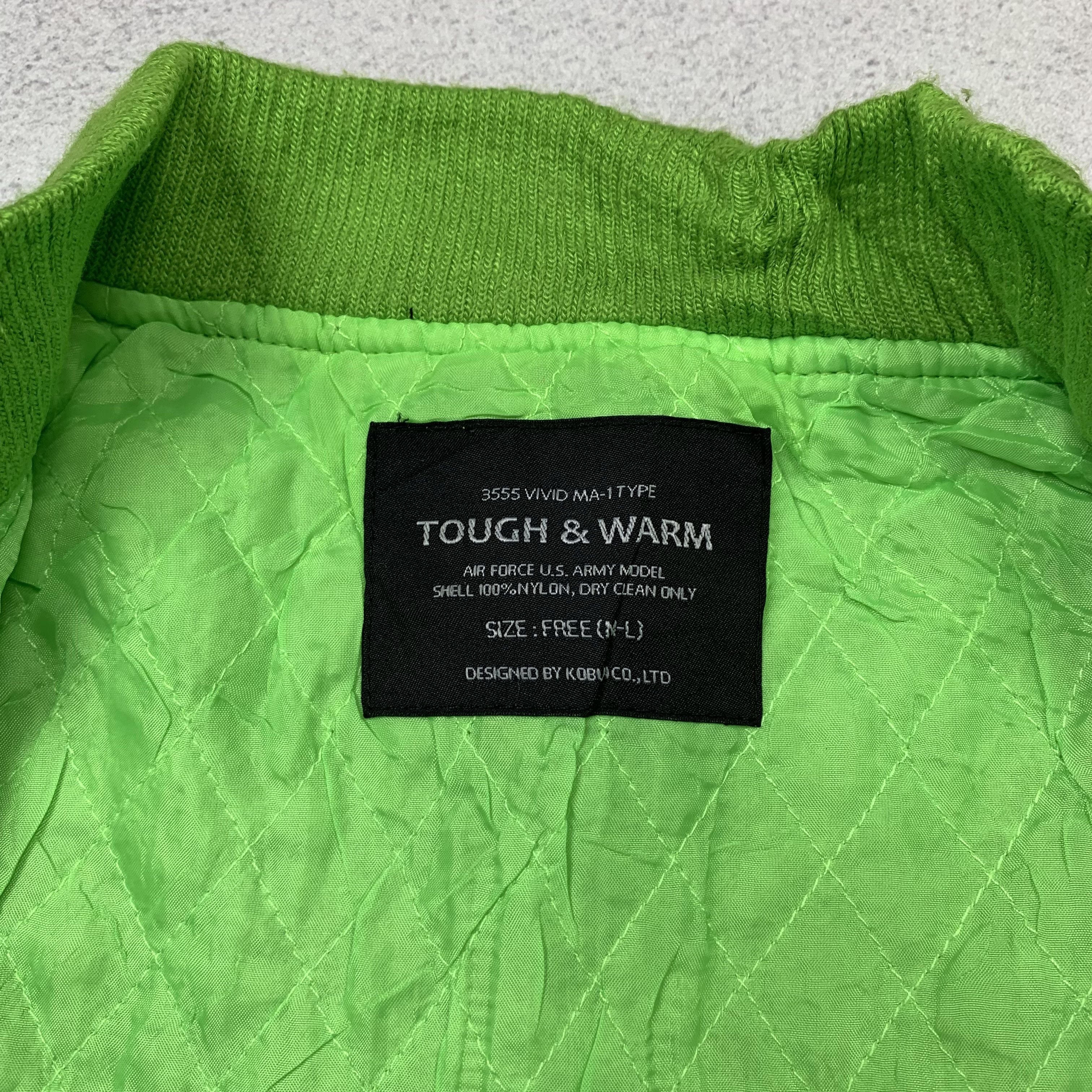 Japanese Brand 3555 VIVID MA-1 Kobun.Co Japanese Brand Bomber Jacket Size US M / EU 48-50 / 2 - 6 Thumbnail