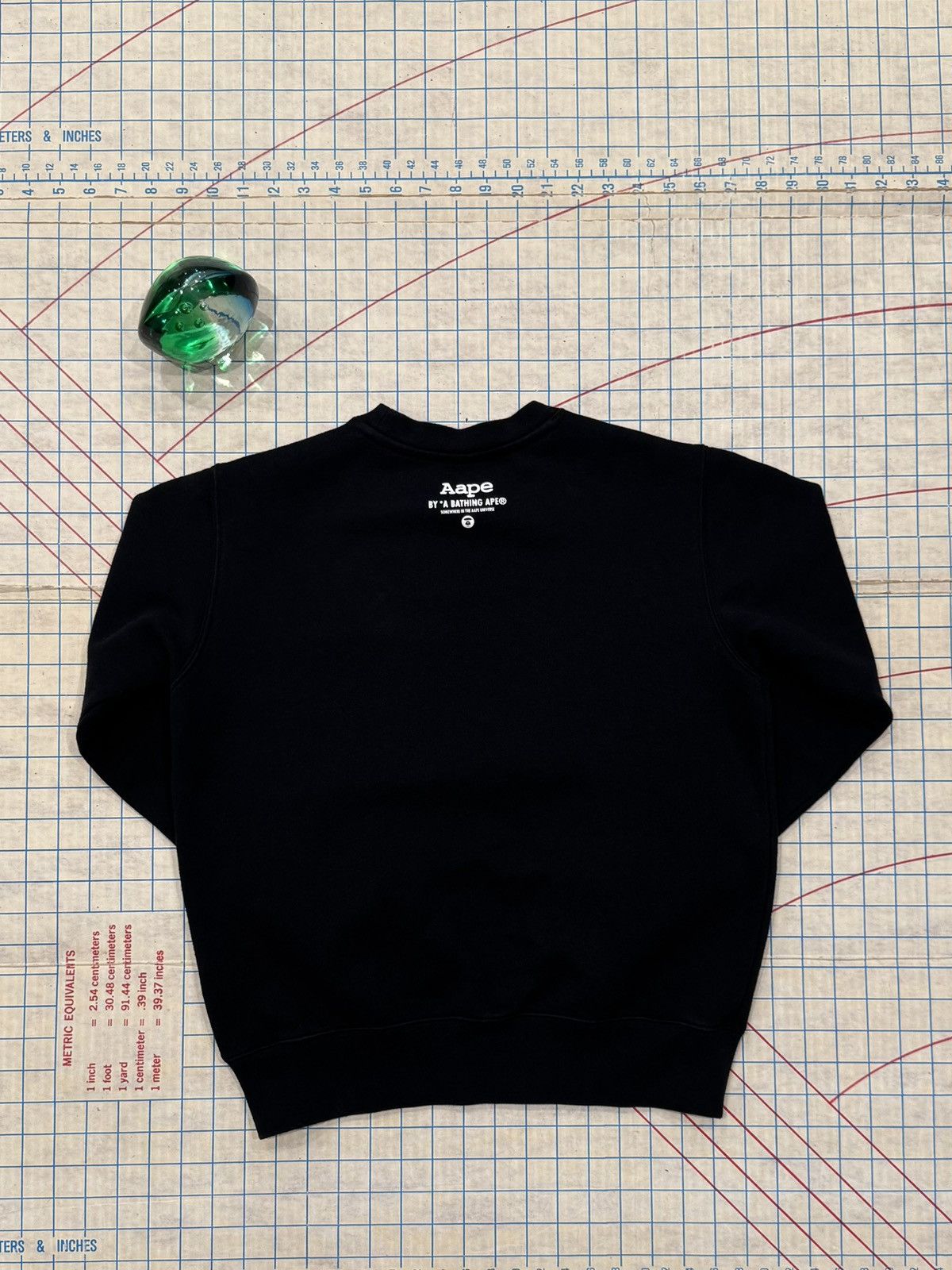 Aape Aape by A Bathing Ape Black Crewneck Sweater Mens Small Size US S / EU 44-46 / 1 - 12 Thumbnail
