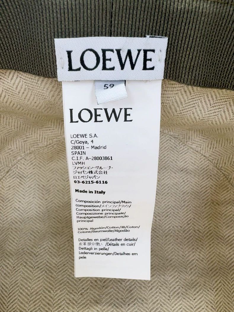 Loewe LOEWE size59 Canvas fisherman's cap Size ONE SIZE - 5 Thumbnail