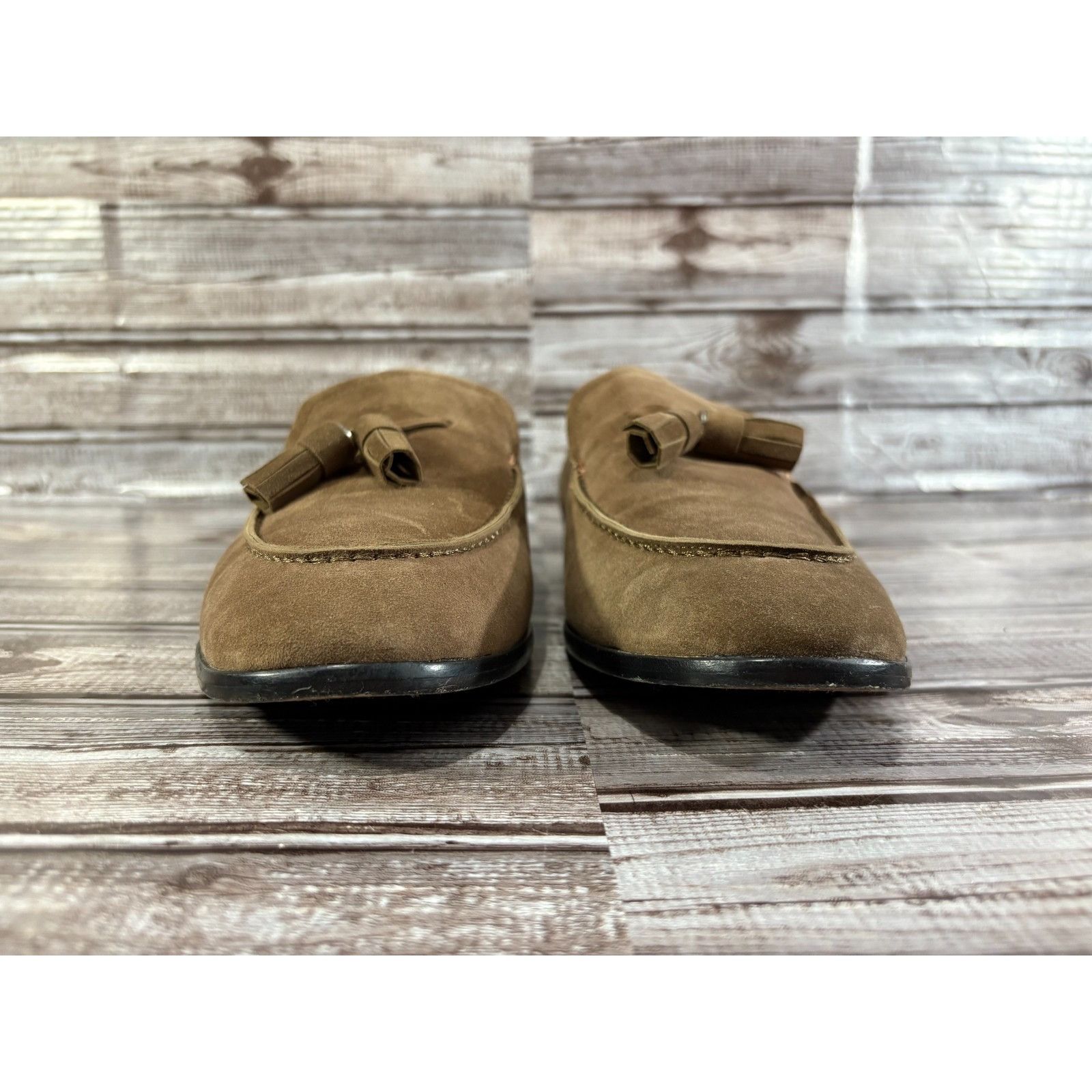Loro Piana Loro Piana Francis Suede Tassel Dress Shoe size 44 US 11 col Size US 11 / EU 44 - 3 Thumbnail