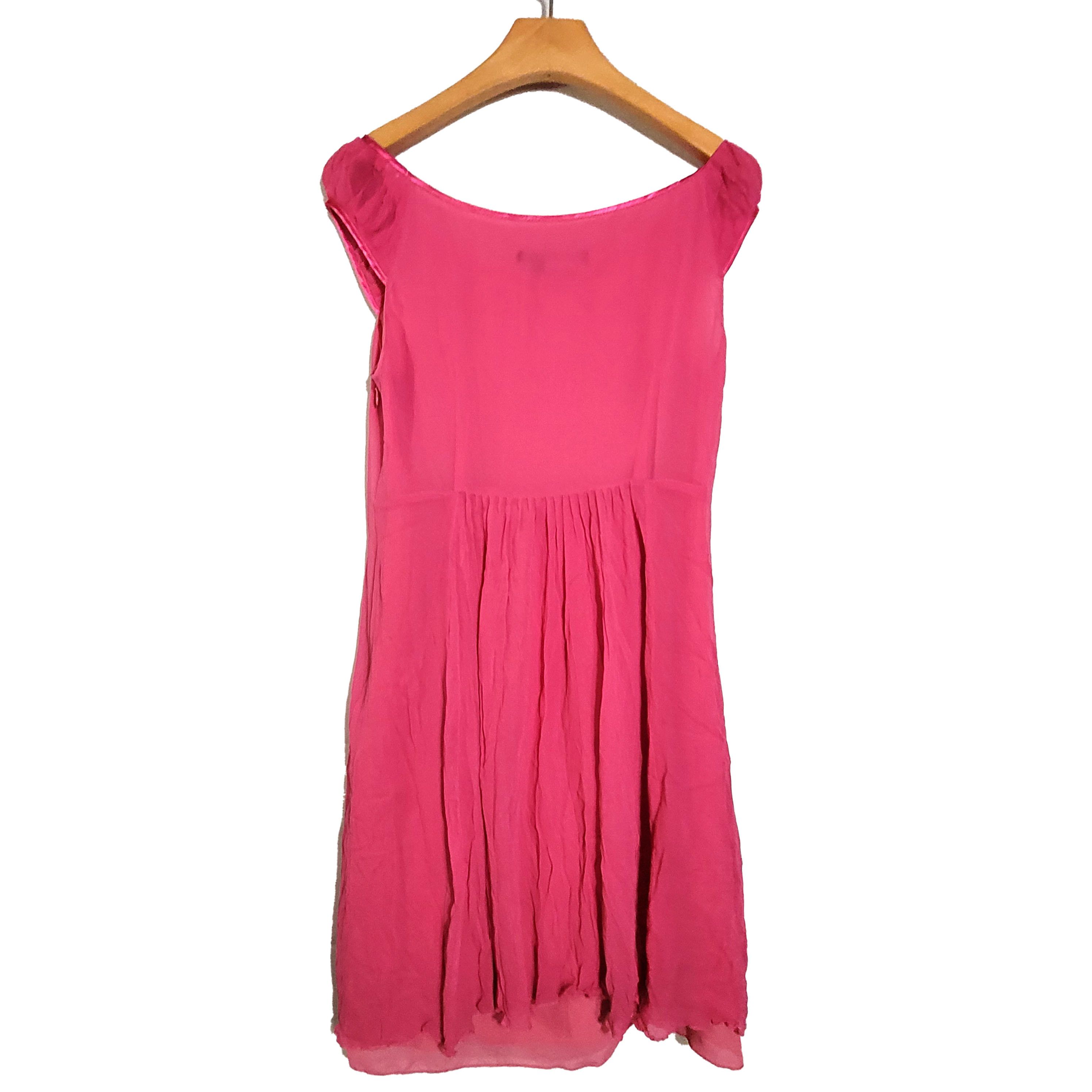 Other Women's Silk Size XS Sleeveless A-Line Dress Flaw SABK206 Size XS / US 0-2 / IT 36-38 - 2 Thumbnail