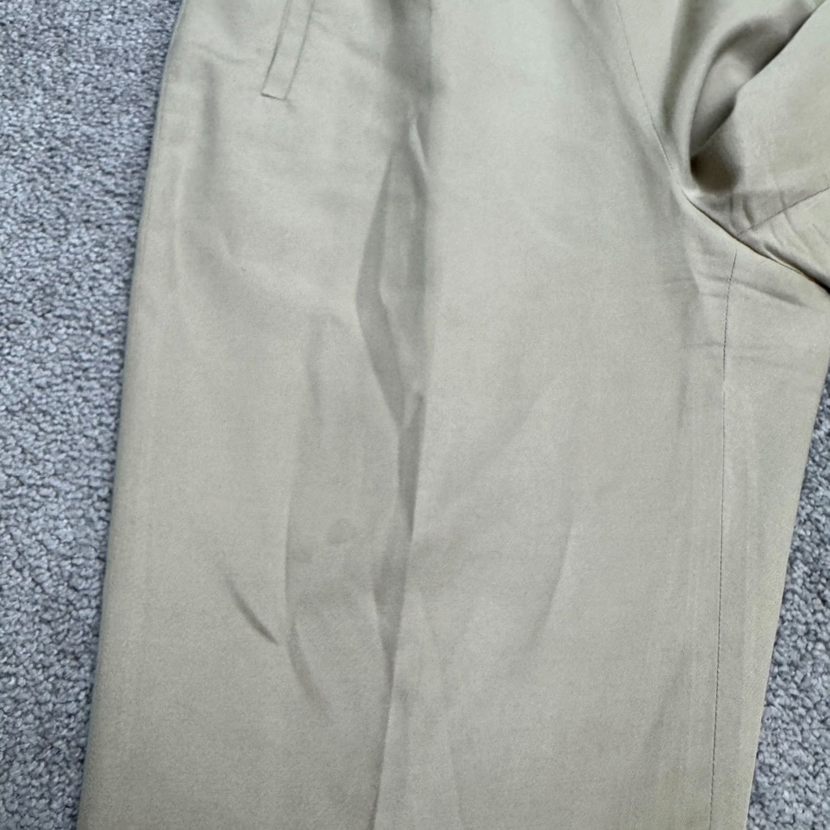 Eddie Bauer Eddie Bauer Silk Cotton Slim Fit Trouser Dress Pants Womens 8 Petite Beige Pants Womens 8P Petite Beige Silk Cotton Slim Fit Dress Pants Size 30" / US 8 / IT 44 - 6 Thumbnail