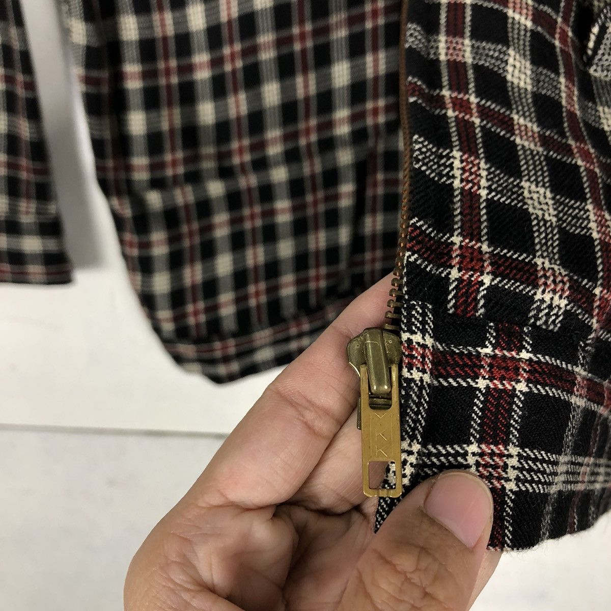 Japanese Brand 🔥Vintage Tartan Design Bomber Jacket Johni Dan Issey Miyake Size US M / EU 48-50 / 2 - 13 Thumbnail