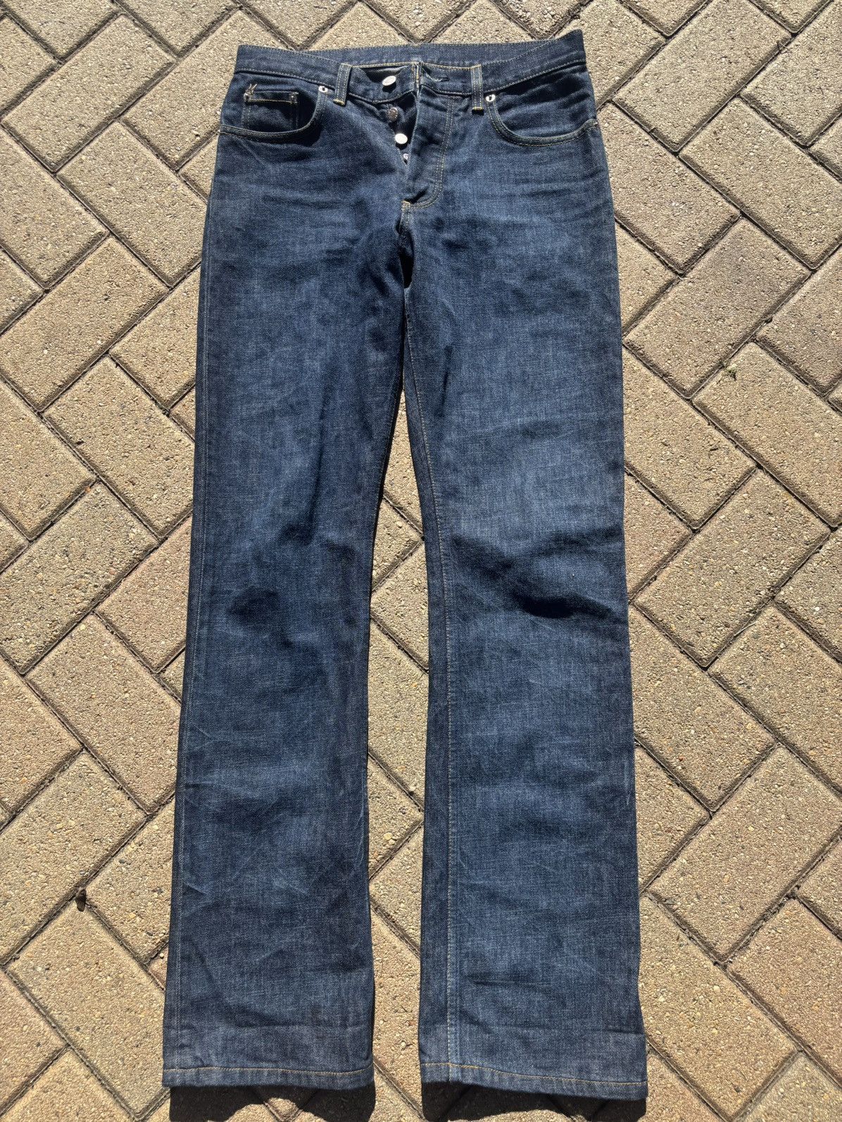 Helmut Lang Helmut Lang - 00's Vintage Dark Denim Boot Cut Jeans