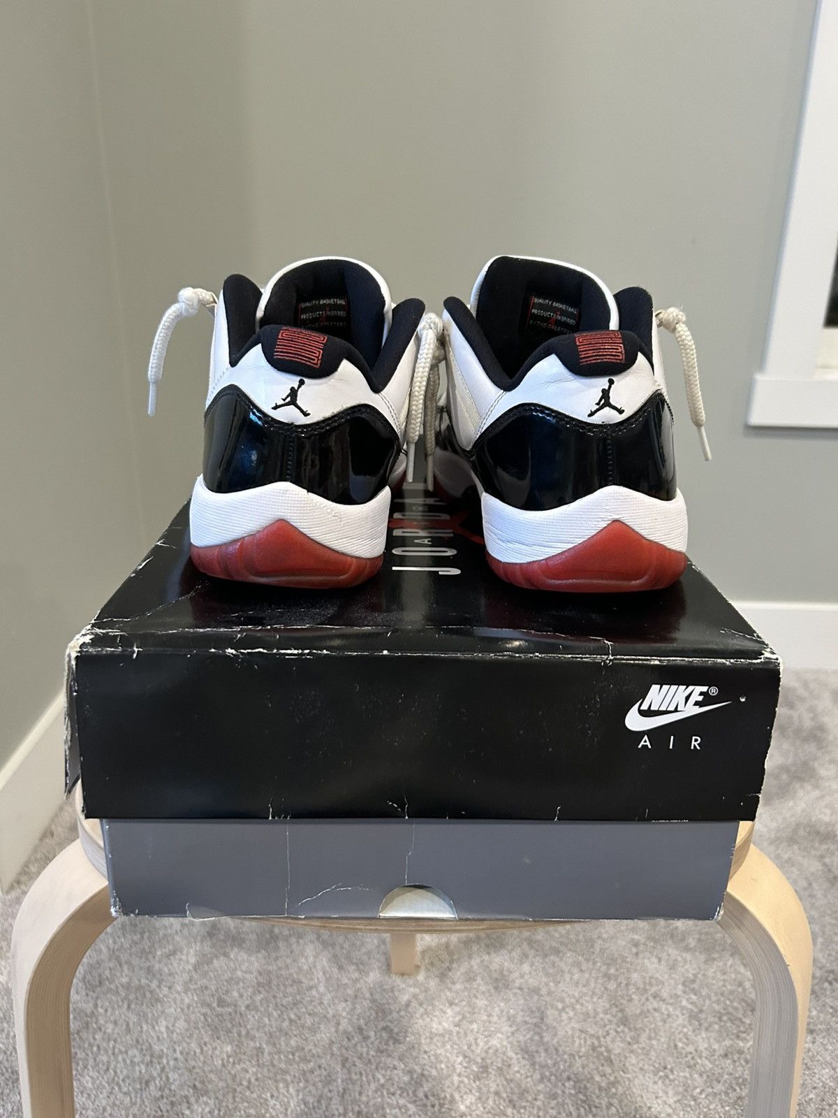 Jordan Brand Jordan 11 Retro Low 'Concord-Bred' Size US 10 / EU 43 - 5 Thumbnail