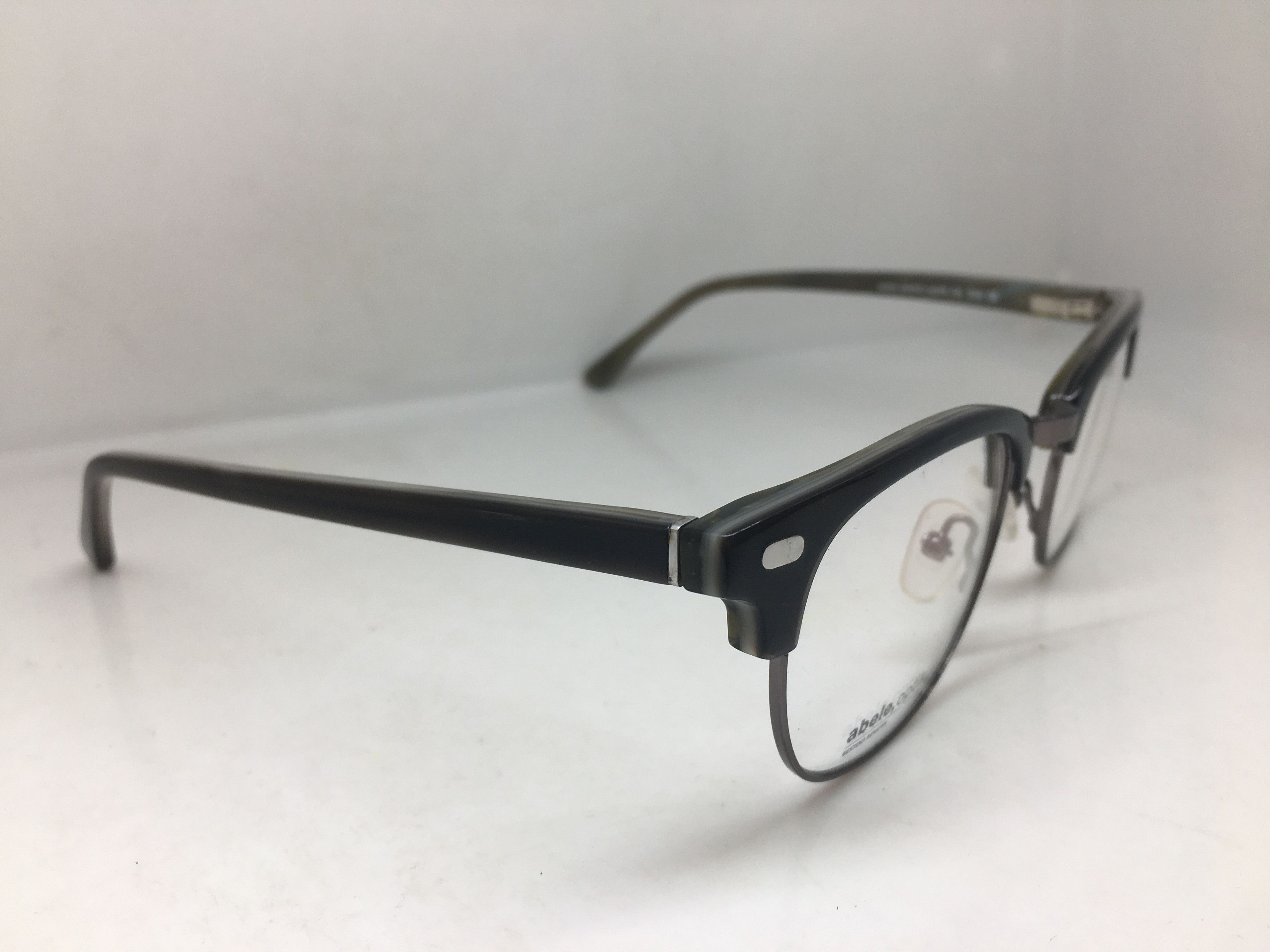 Other Abele Optik Malcolm X Black Silver RX Eyeglasses Frame Size ONE SIZE - 2 Thumbnail