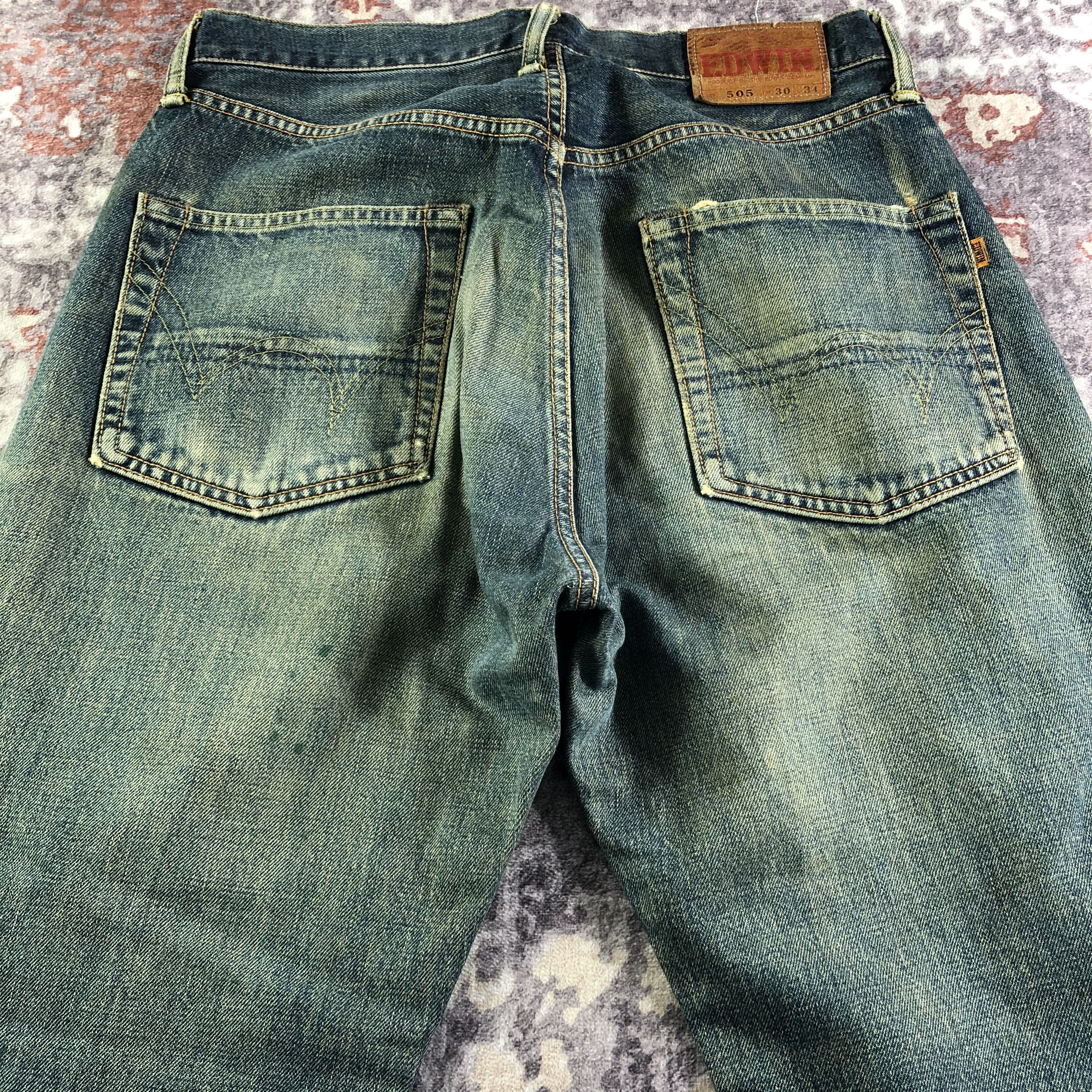 Edwin Vintage Edwin 505 Selvedge Jeans-JM3648 Size US 31 - 5 Thumbnail