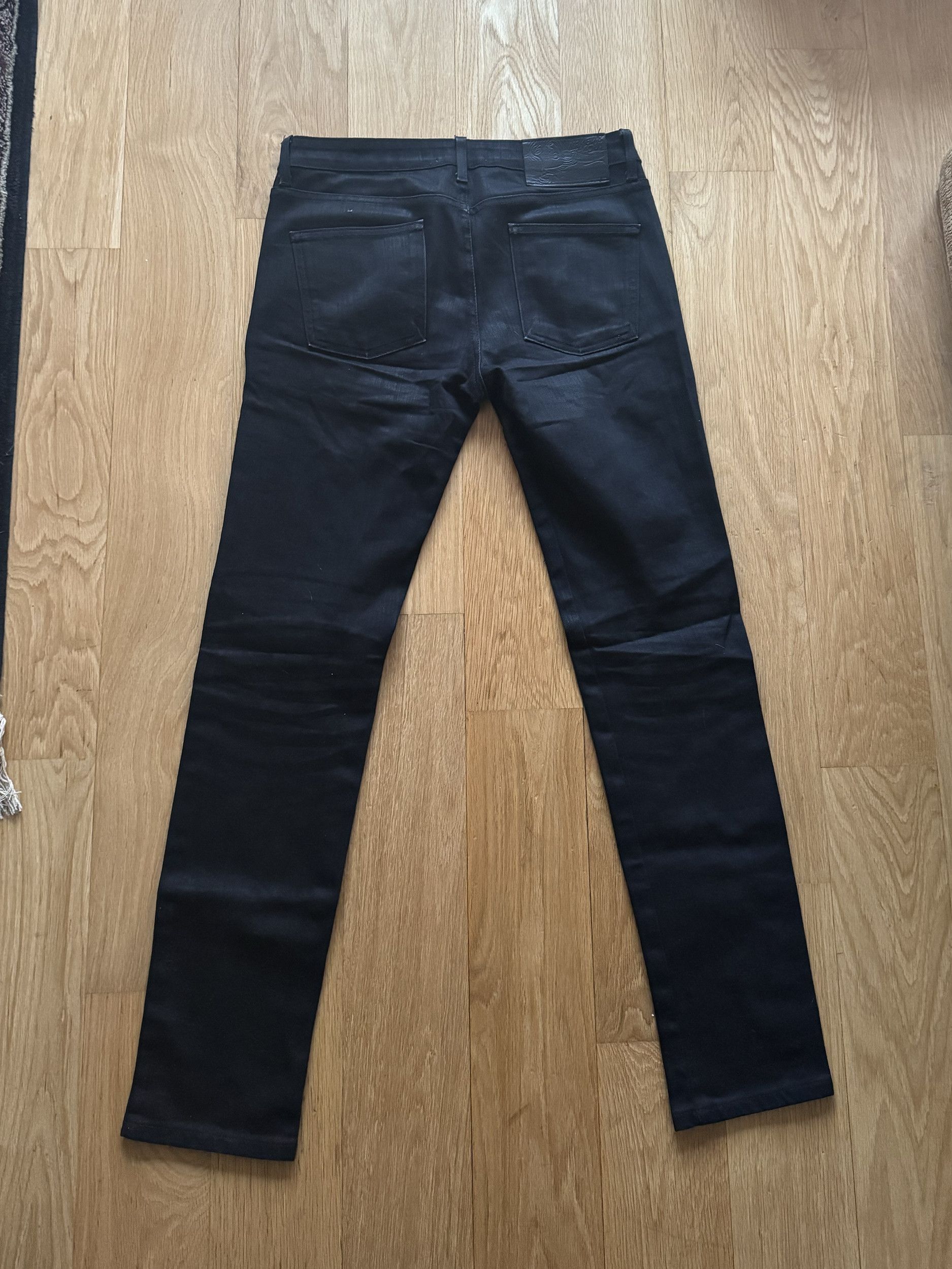 Naked & Famous Naked & Famous Black Denim Black Power Stretch Size US 34 / EU 50 - 3 Thumbnail