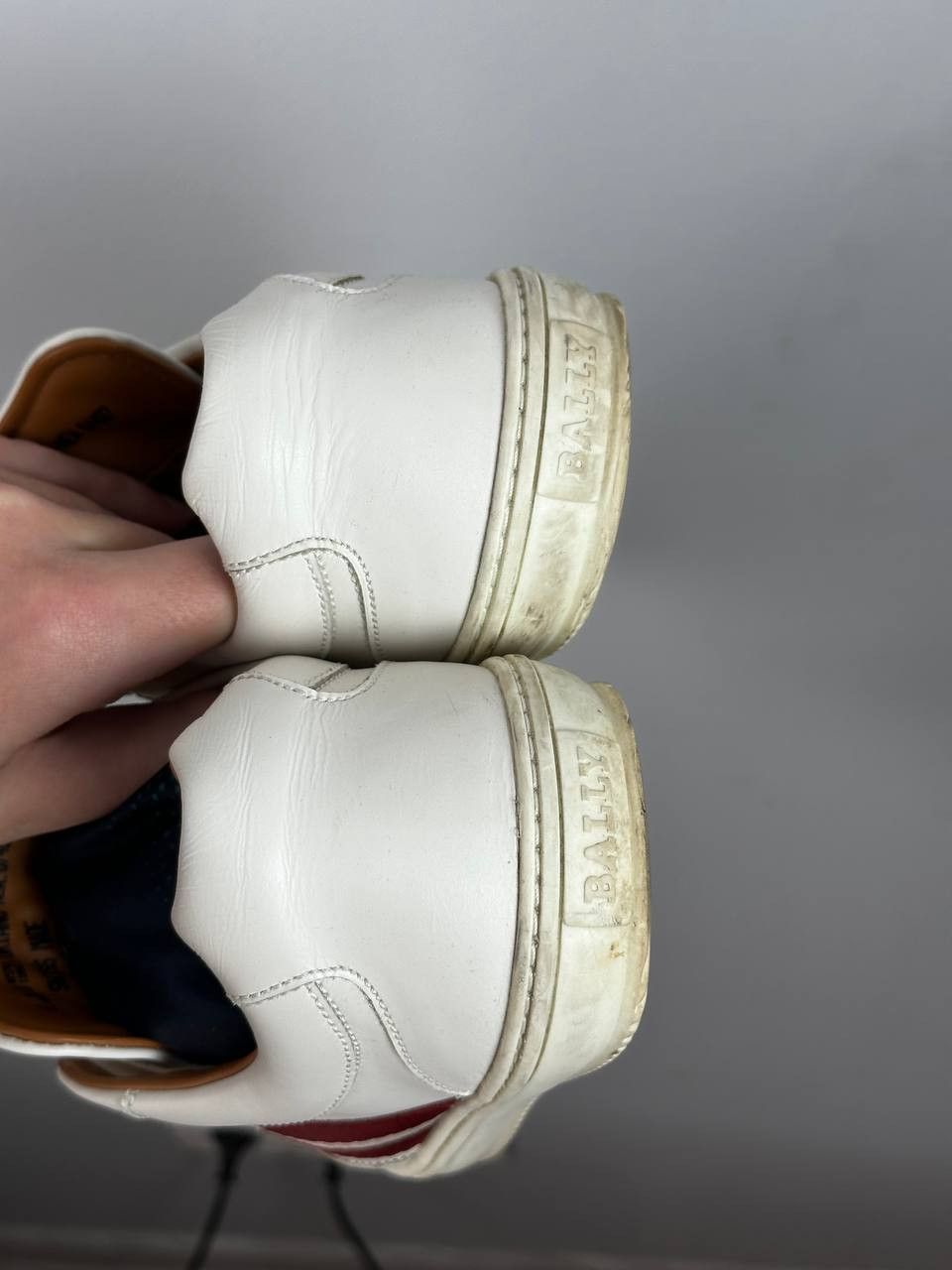 Bally BALLY Oriano White Leather Sneakers Men’s Shoes Size US 8 Size US 8 / EU 41 - 11 Thumbnail