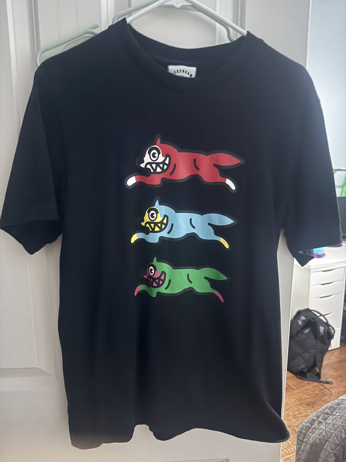 Icecream ICECREAM Triple Running Dog TShirt Black Size US S / EU 44-46 / 1 - 1 Thumbnail